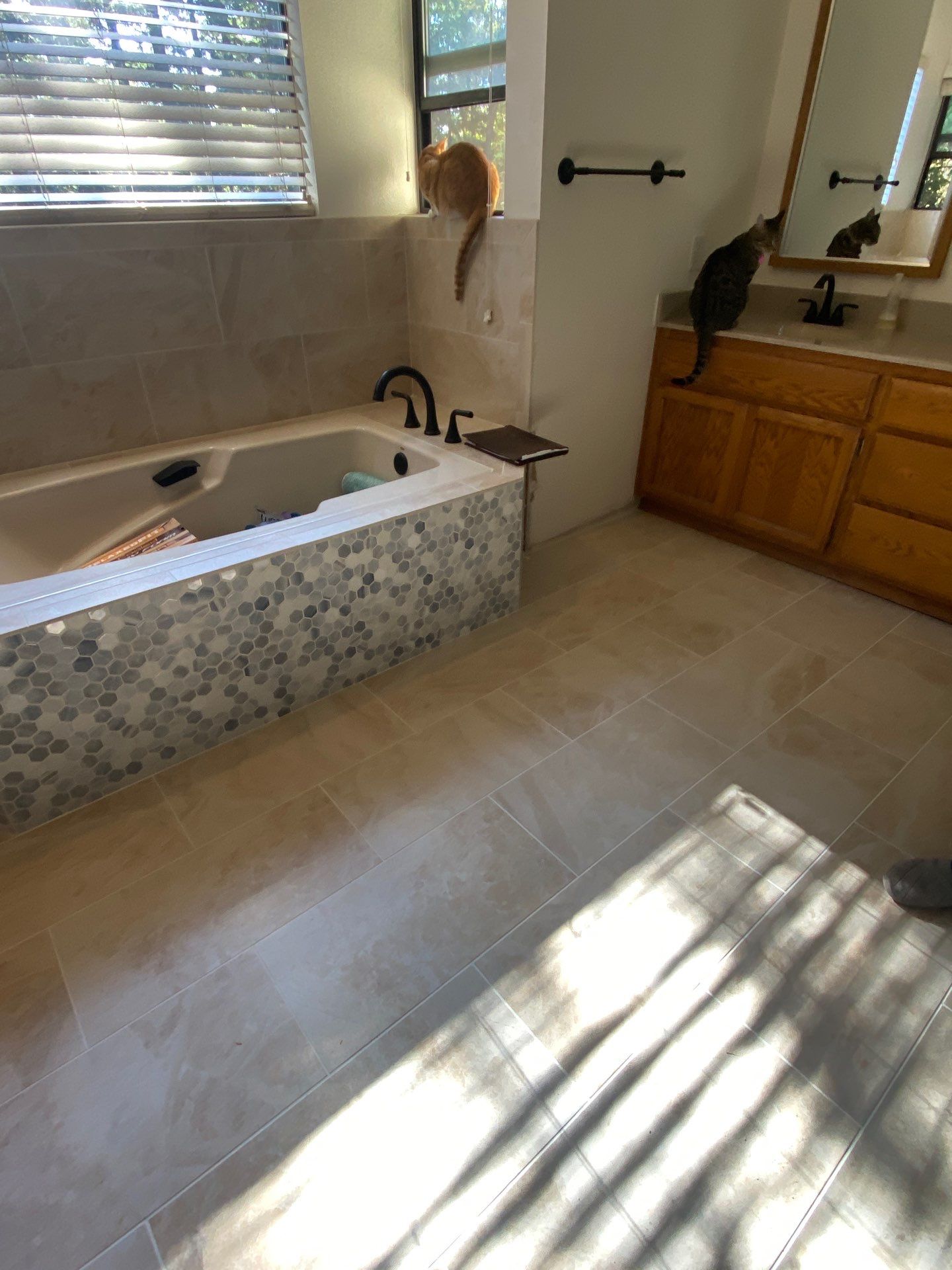 Tile Shower and Bathroom remodel  by Footprints Floors South Sacramento