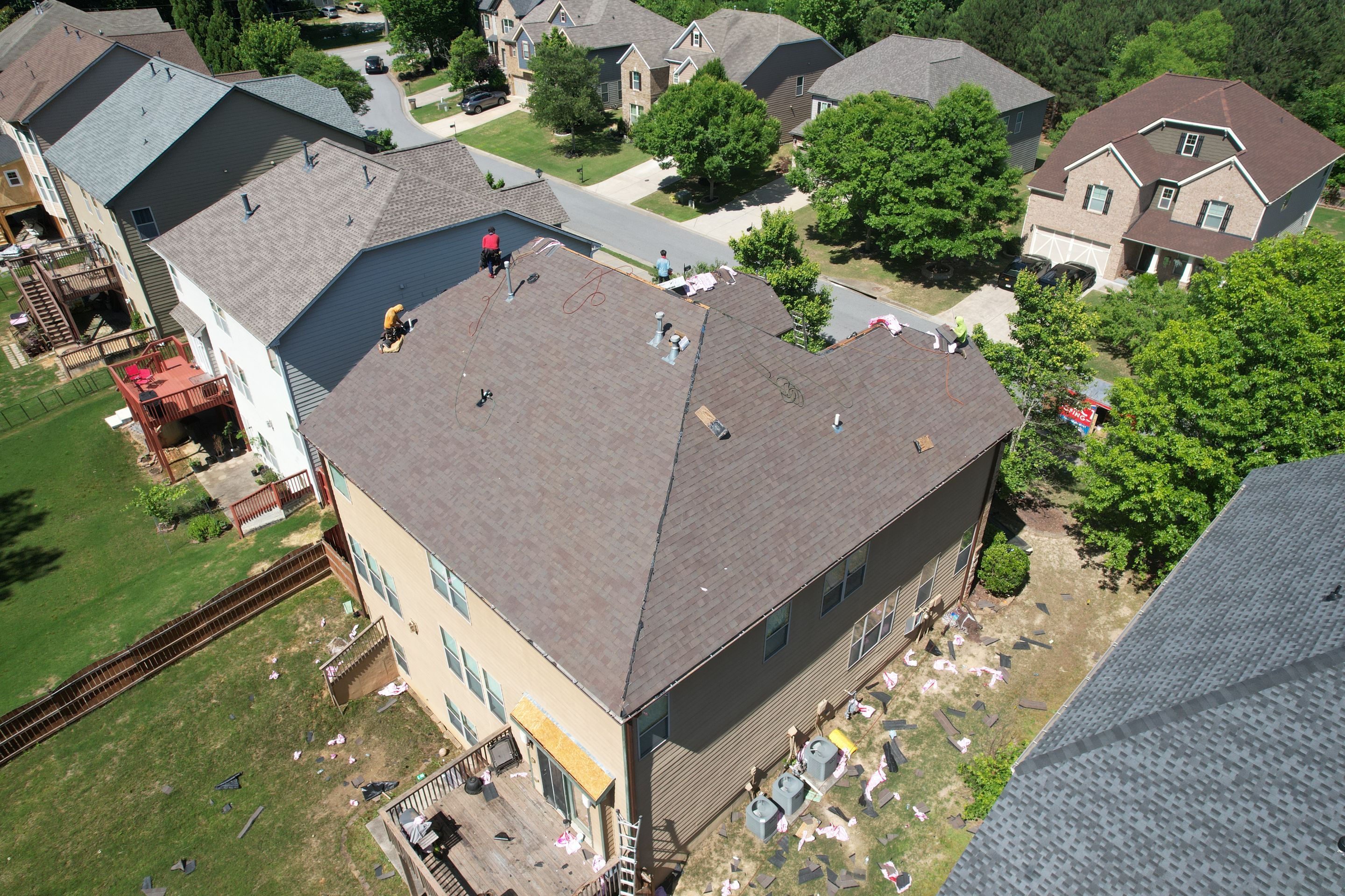 Residential Roof Replacement using Owens Corning by Inspector Roofing and Restoration