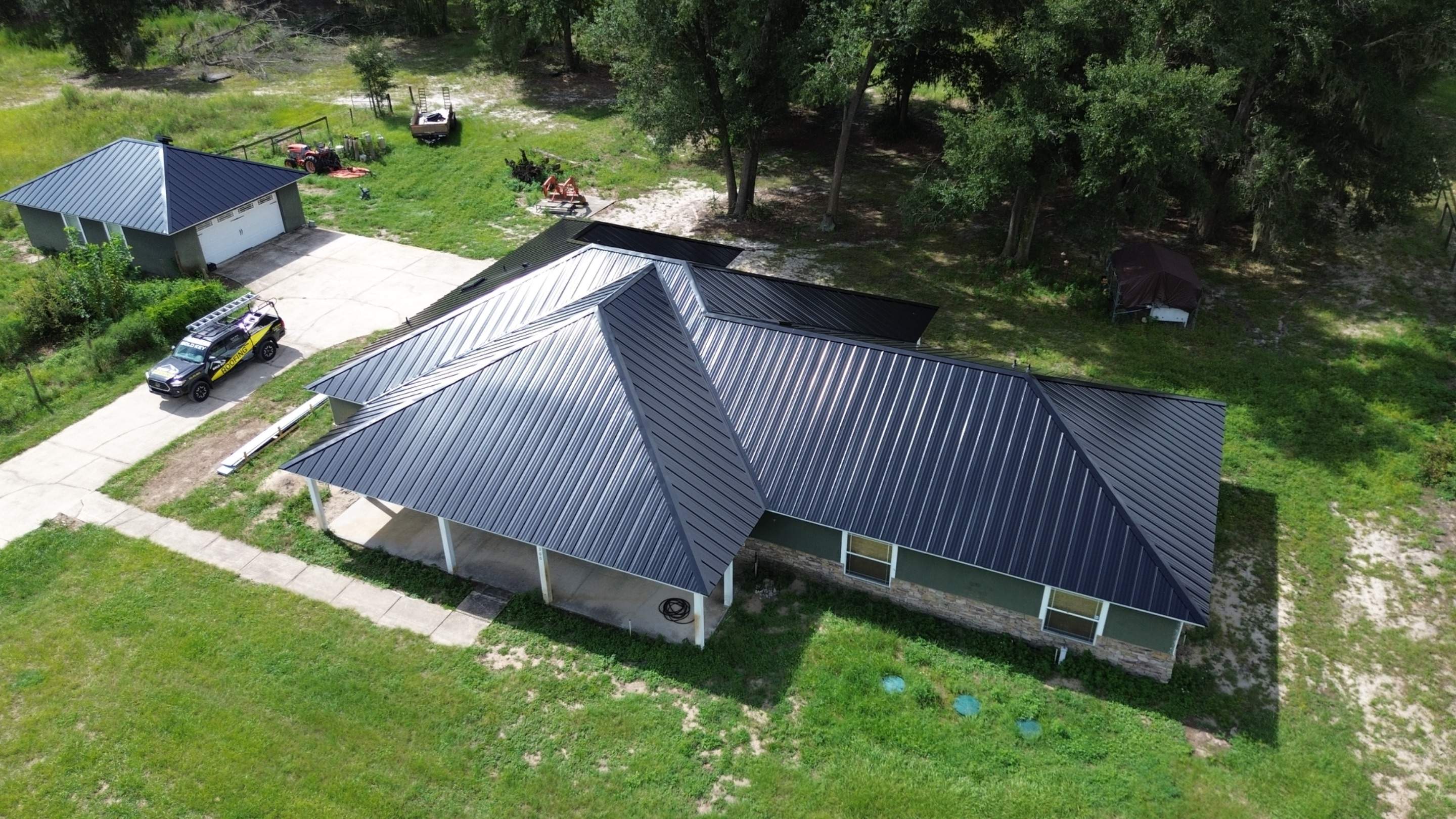 Residential Reroof | Architectural Shingles to 26 Gauge Standing Seam Metal | Groveland Fl by Gold Key Roofing