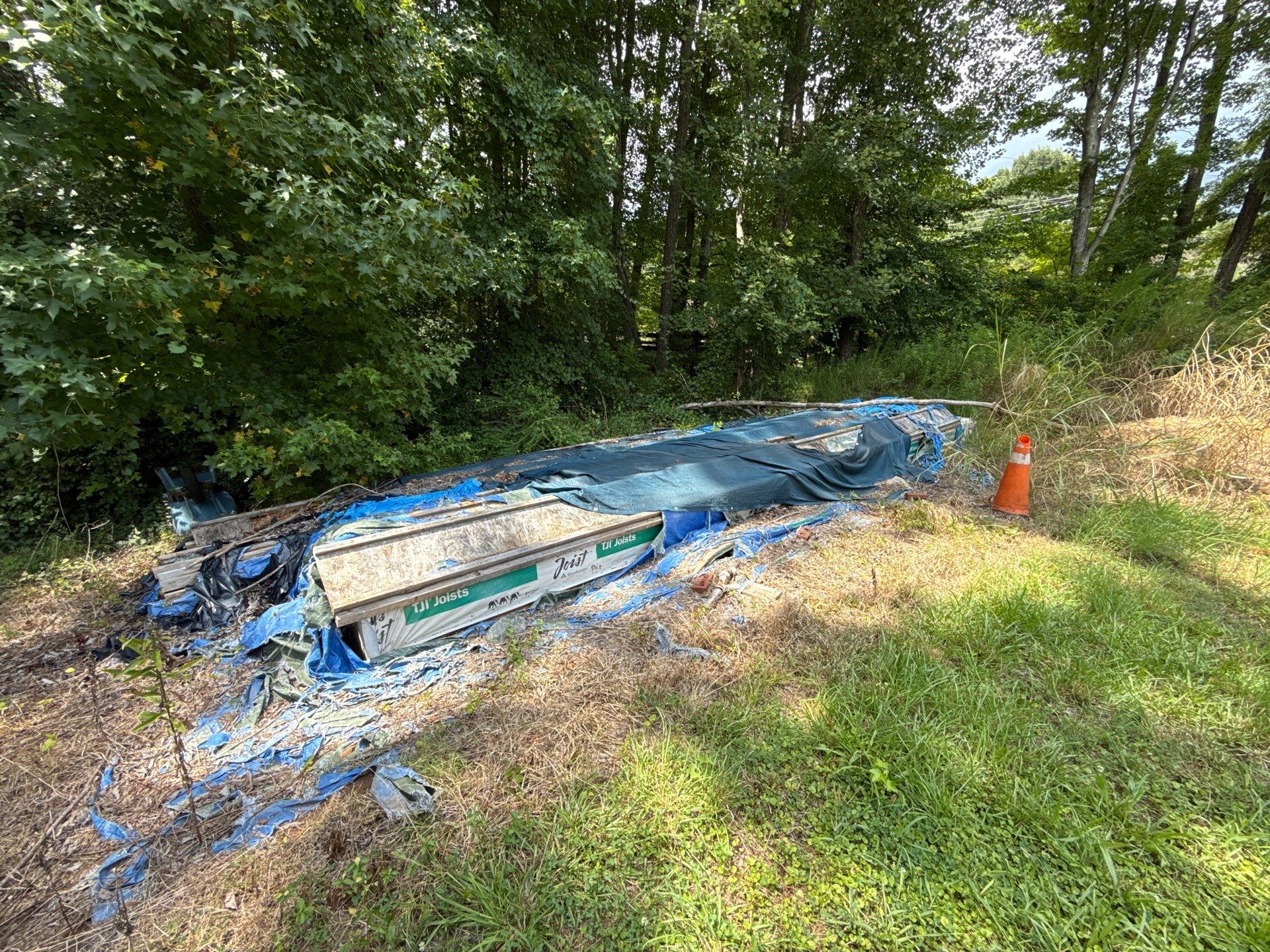 Project in Weddington by Badger Hauling