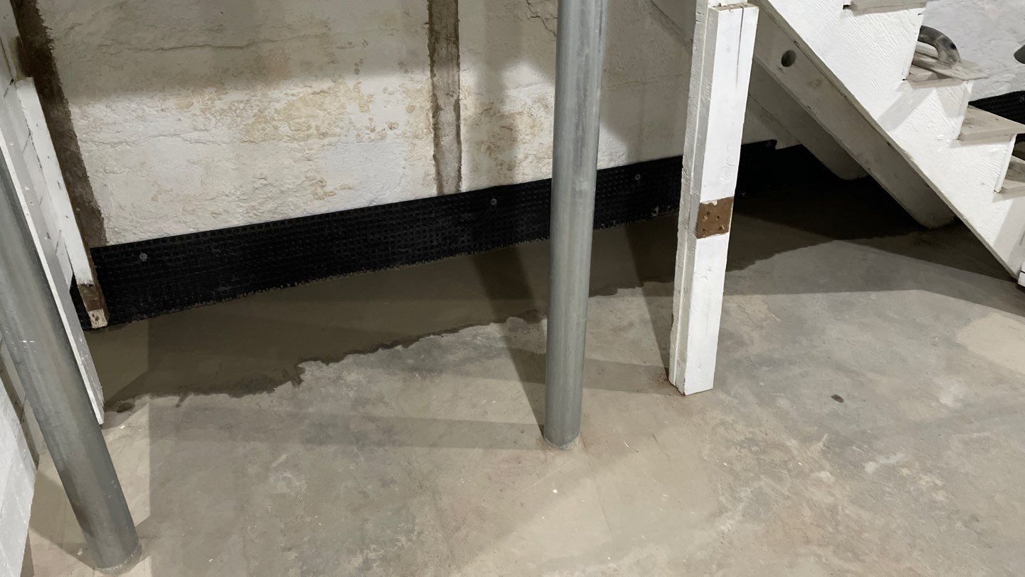 Interior Drain Tile & Wall Drainage in Northeast Minneapolis by Waterproofing Northeast