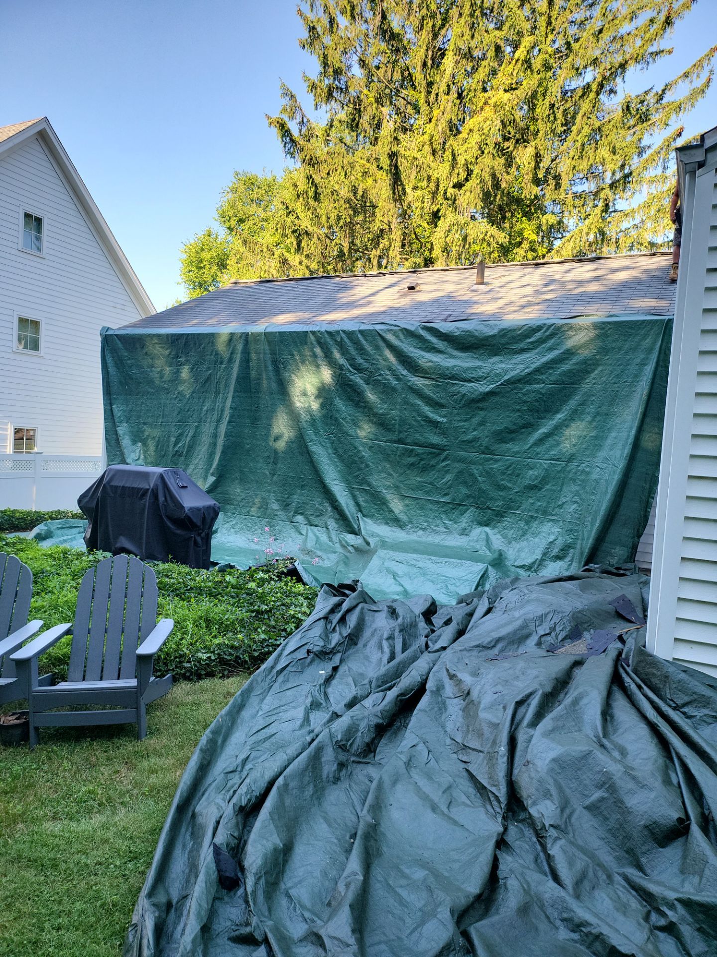 Residential Roofing Installation using Owens Corning TruDefinition Duration AR - Estate Gray by A Plus Exterior