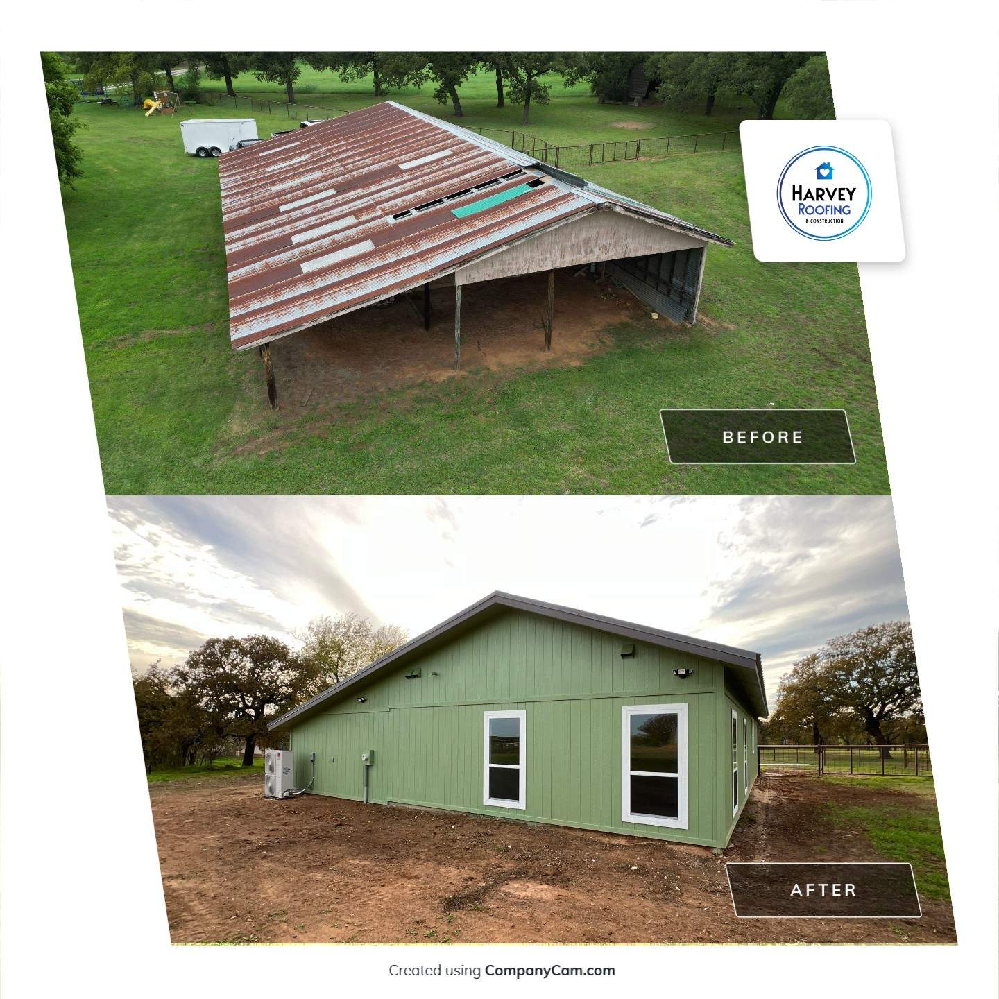 New Home Construction  by Harvey Roofing & Construction