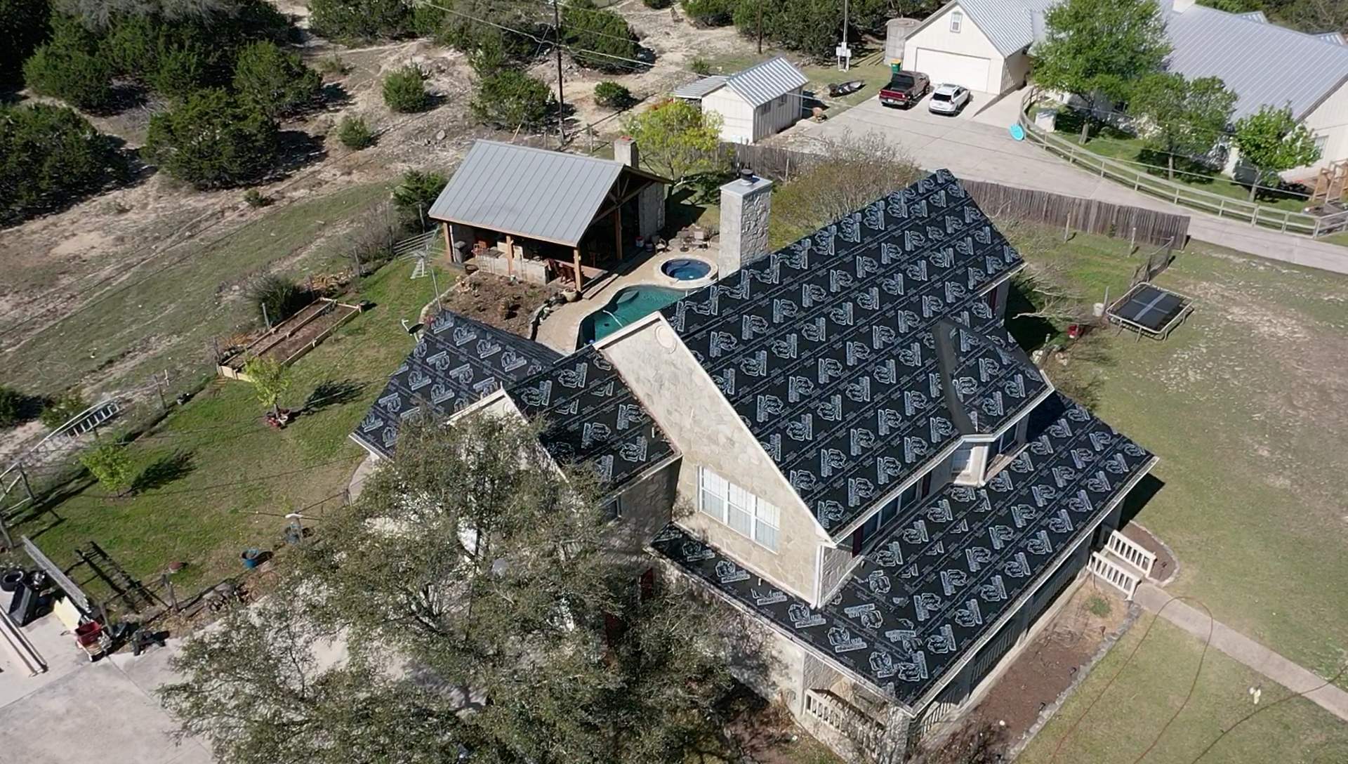 Residential Metal Roof Installation using McElroy Metal by Premier Roofing and Contracting