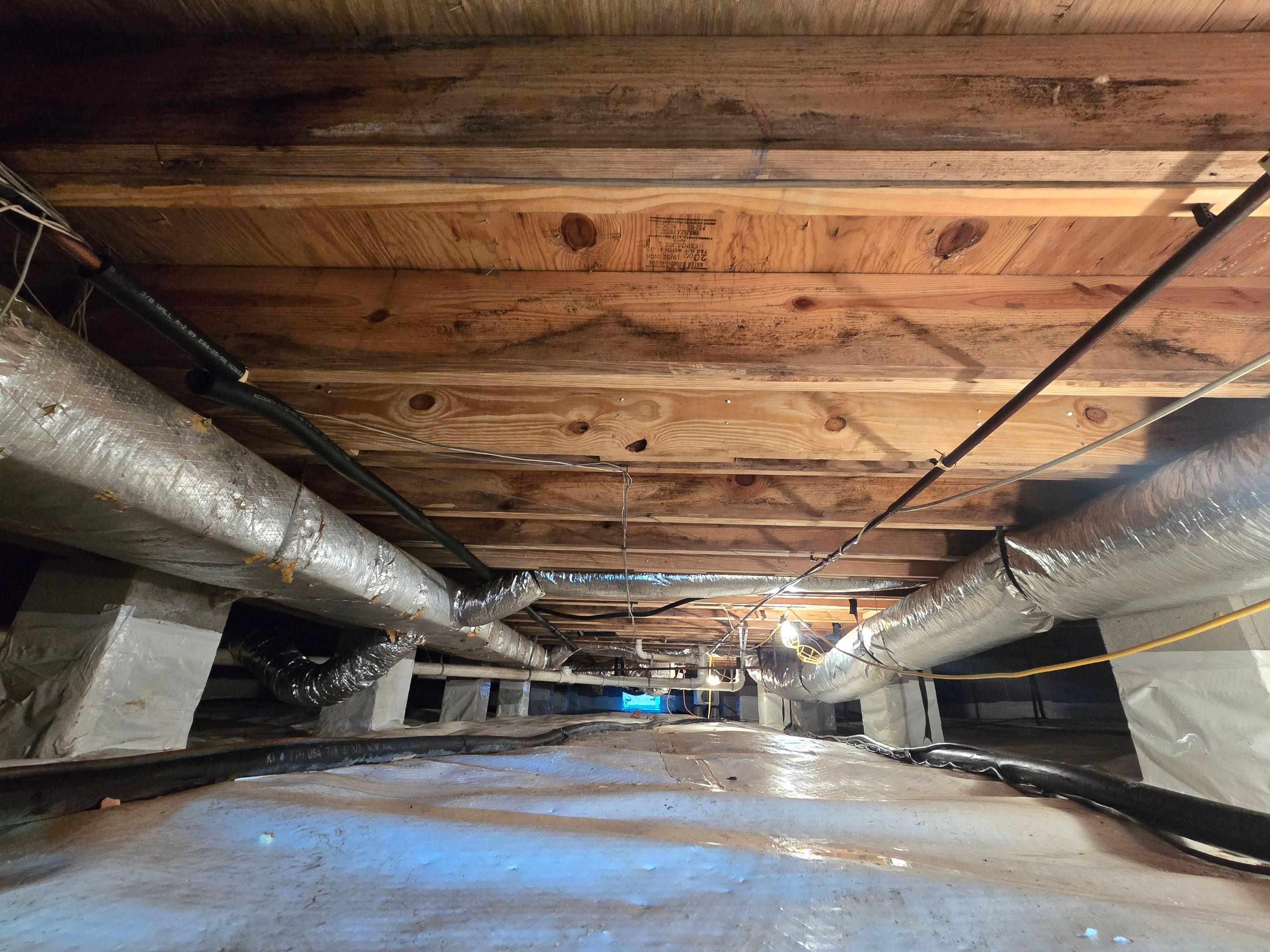 Project in Williamsburg by Patriot Crawl Space Repairs