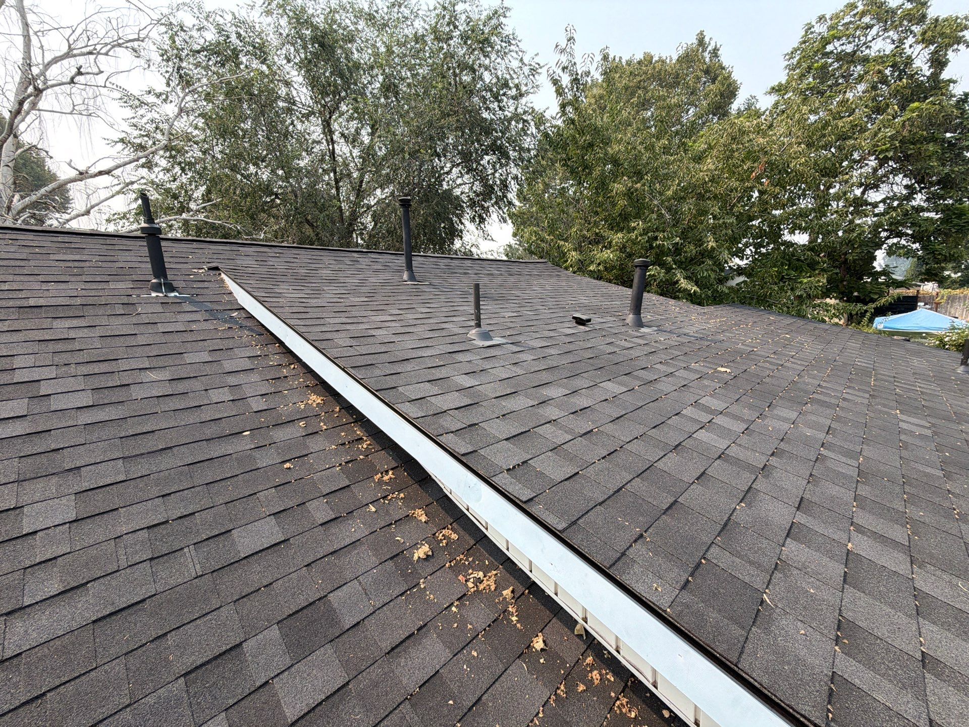 Parma Residential Roof Replacement with Gray Architectural Shingles by Olive Roofing
