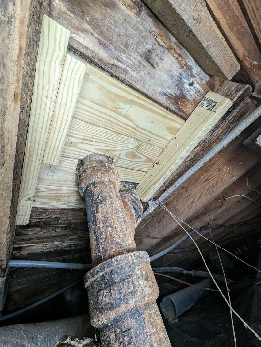 Investment Property Rescue - Subfloor Repair & Bathroom Tile Installation (Columbia, SC) by Geaux 2 Guy, LLC
