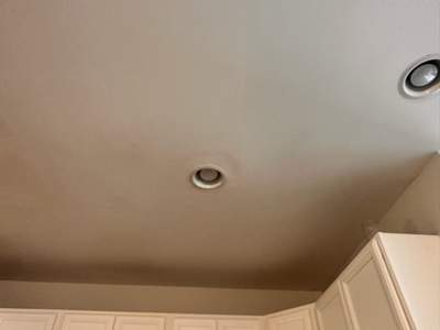 Kitchen Ceiling Repair & Recessed Lighting Installation – Townsend, DE