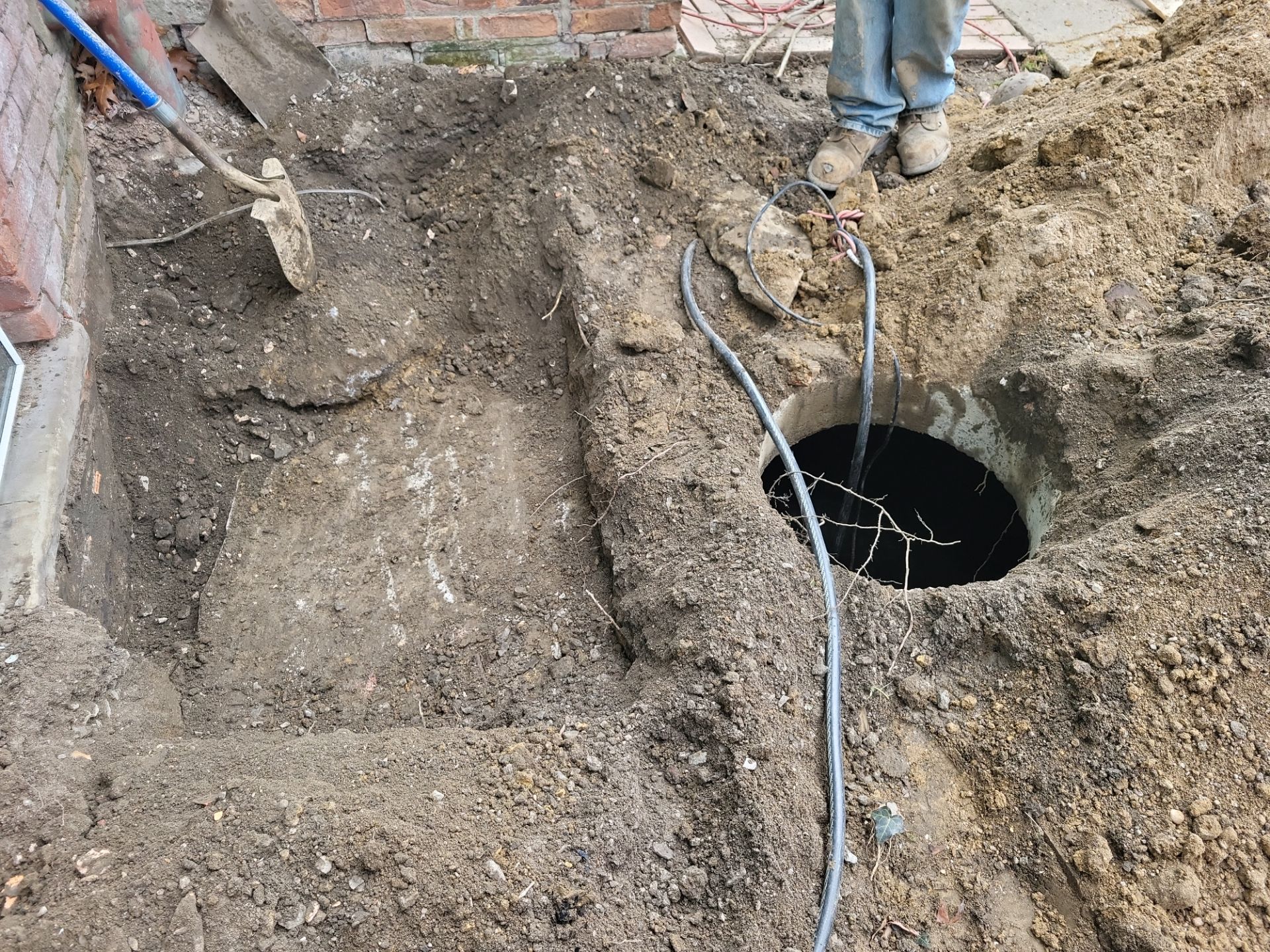Exterior Basement Waterproofing & Combo Sump Backup System by Toledo Basement Repair