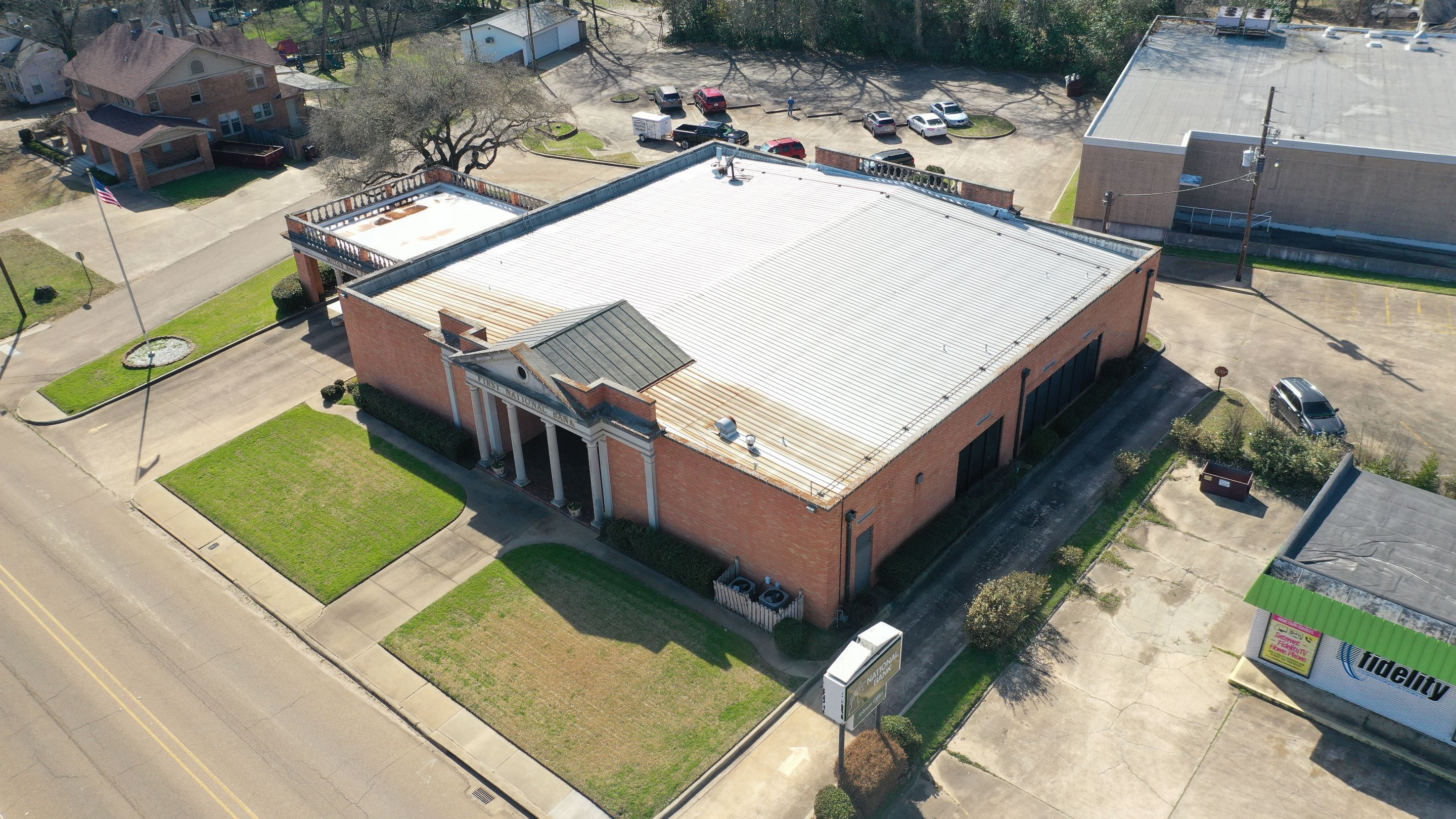 Commercial Roofing Installation using 50 mil PVC by Hostetler Roofing