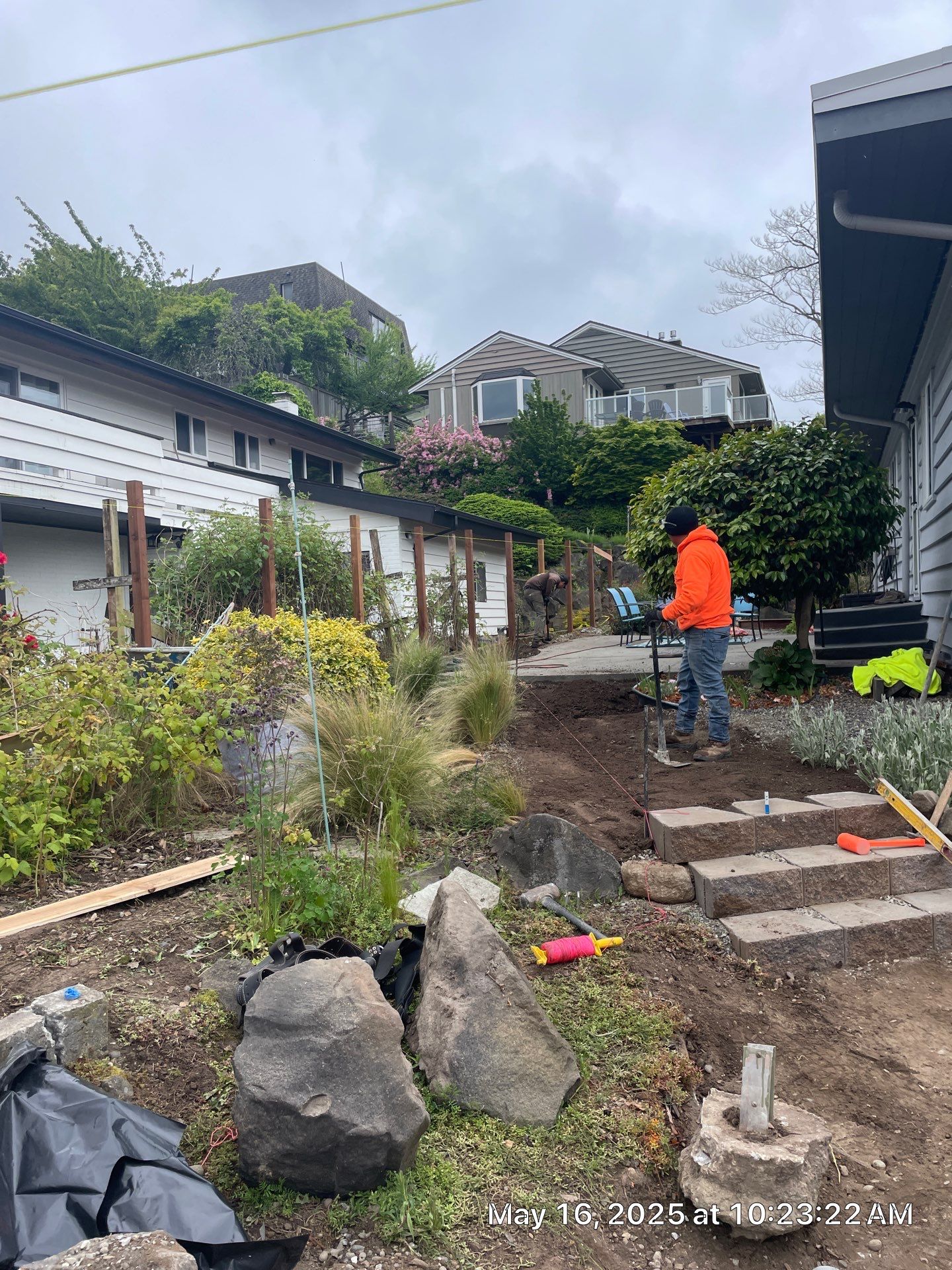 Retaining Wall & Fence Installation  by Jireh Asphalt & Concrete Inc 