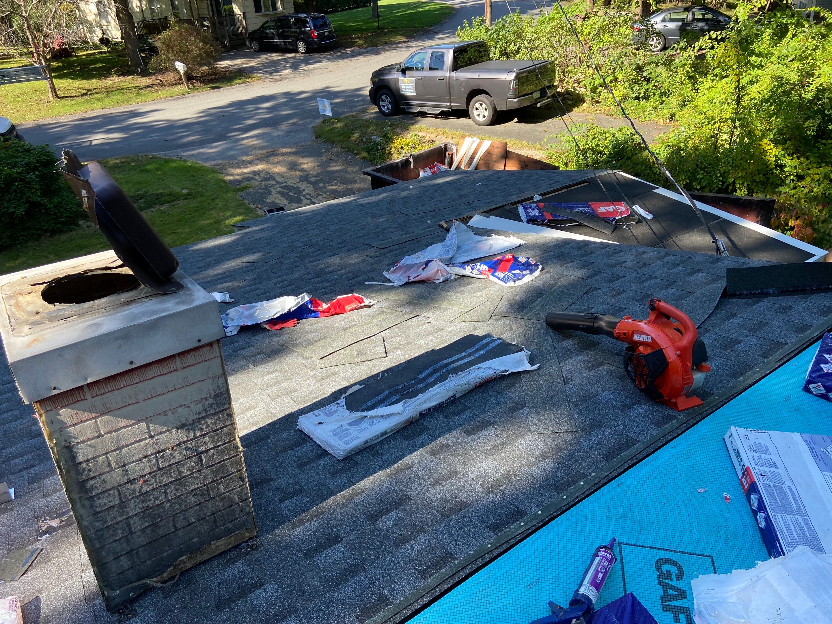 Residential Roofing Installation using GAF Timberline HDZ by Sensible Home Solutions