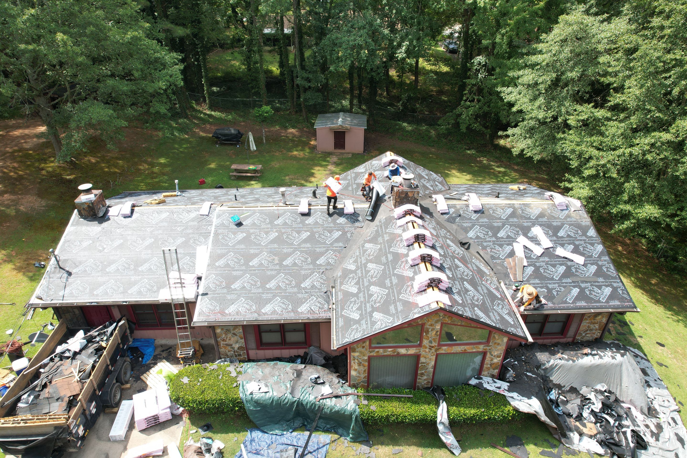 Residential Roofing Installation using Owens Corning by Inspector Roofing and Restoration