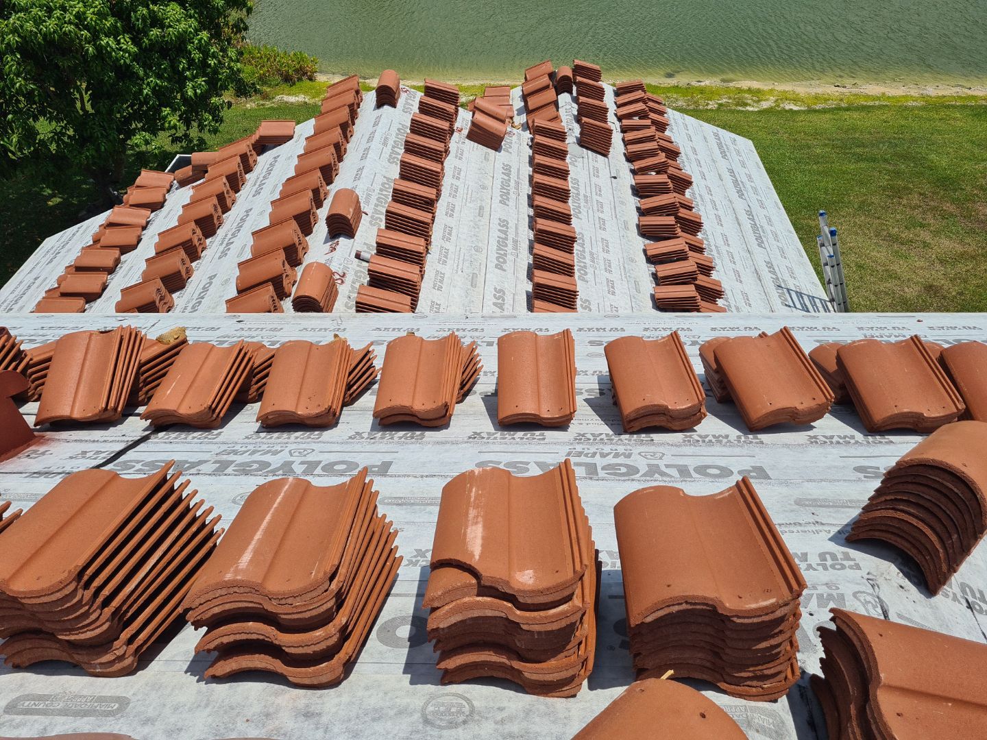 Residential Roofing Installation using Eagle Roofing Tile by BLUES BROTHERS ROOFING