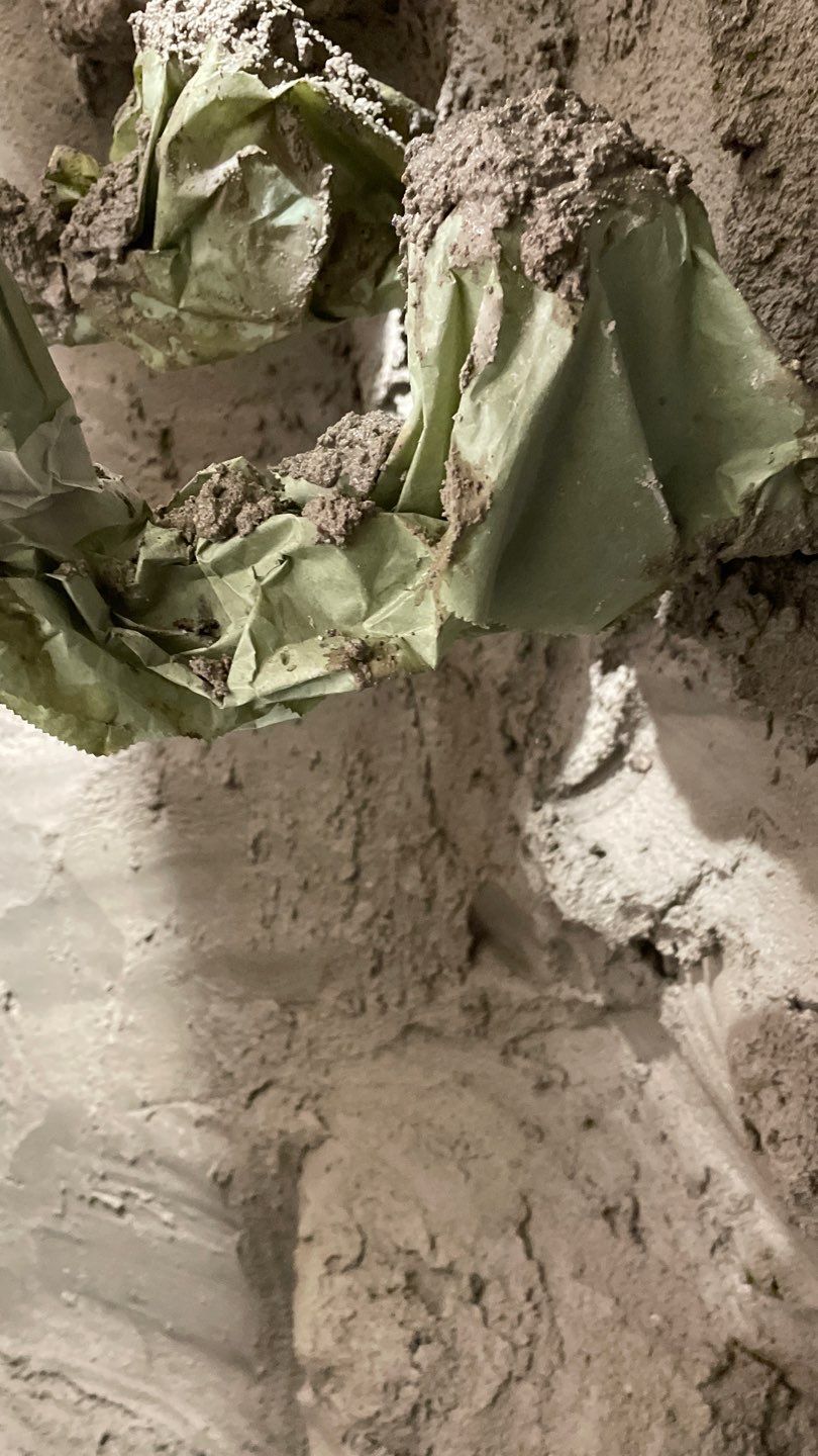 Parge Coating Drew's Stone Foundation by Waterproofing Northeast