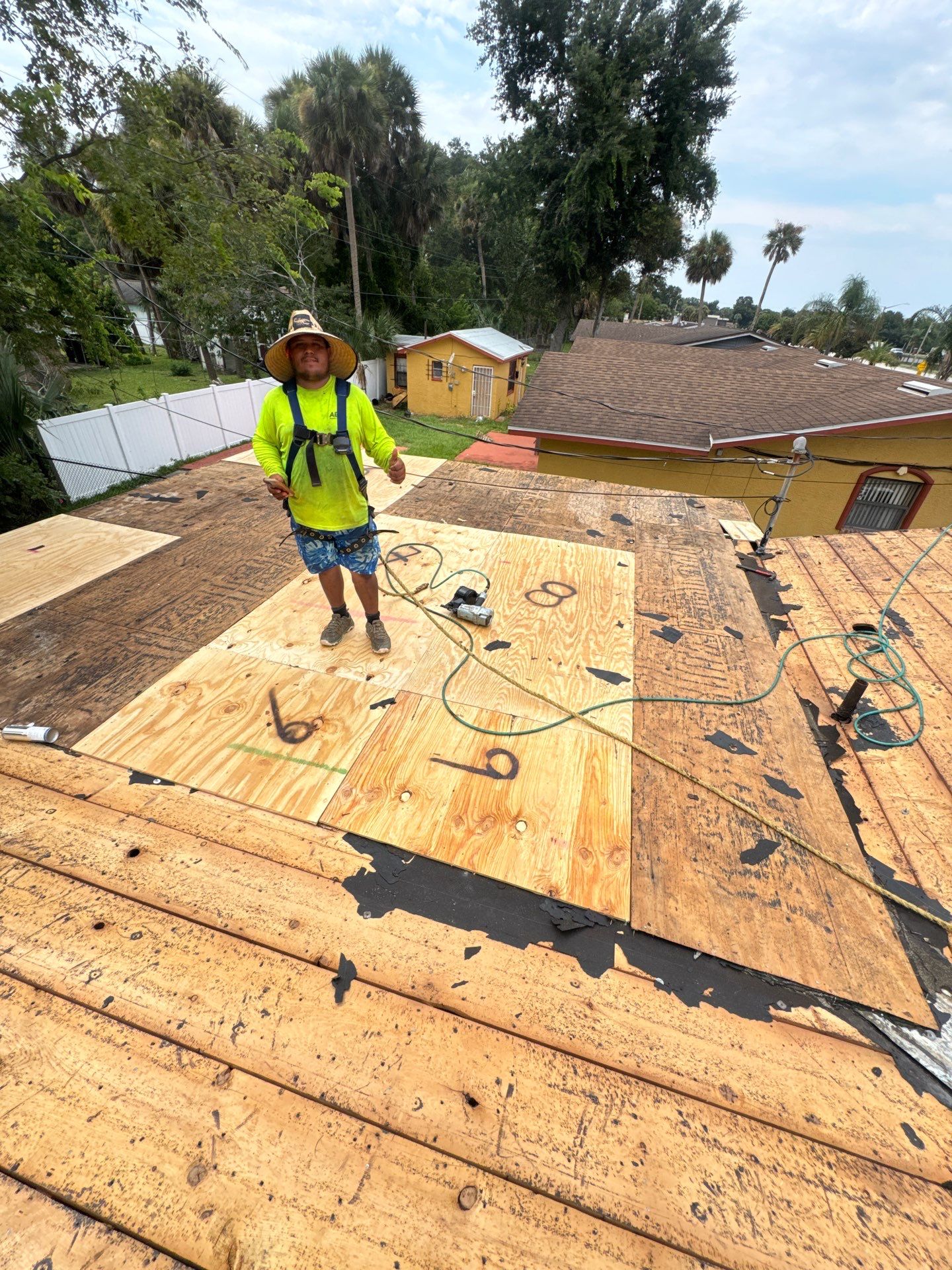 Residential Roof Replacement With Pinnacle Shingles in Daytona Beach by Pinnacle Roofing Group