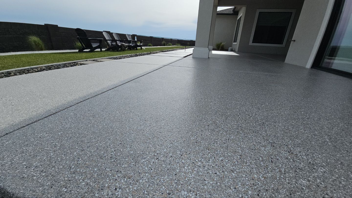 Garage Transformation using Claystone Hybrid by Croc Coatings, LLC