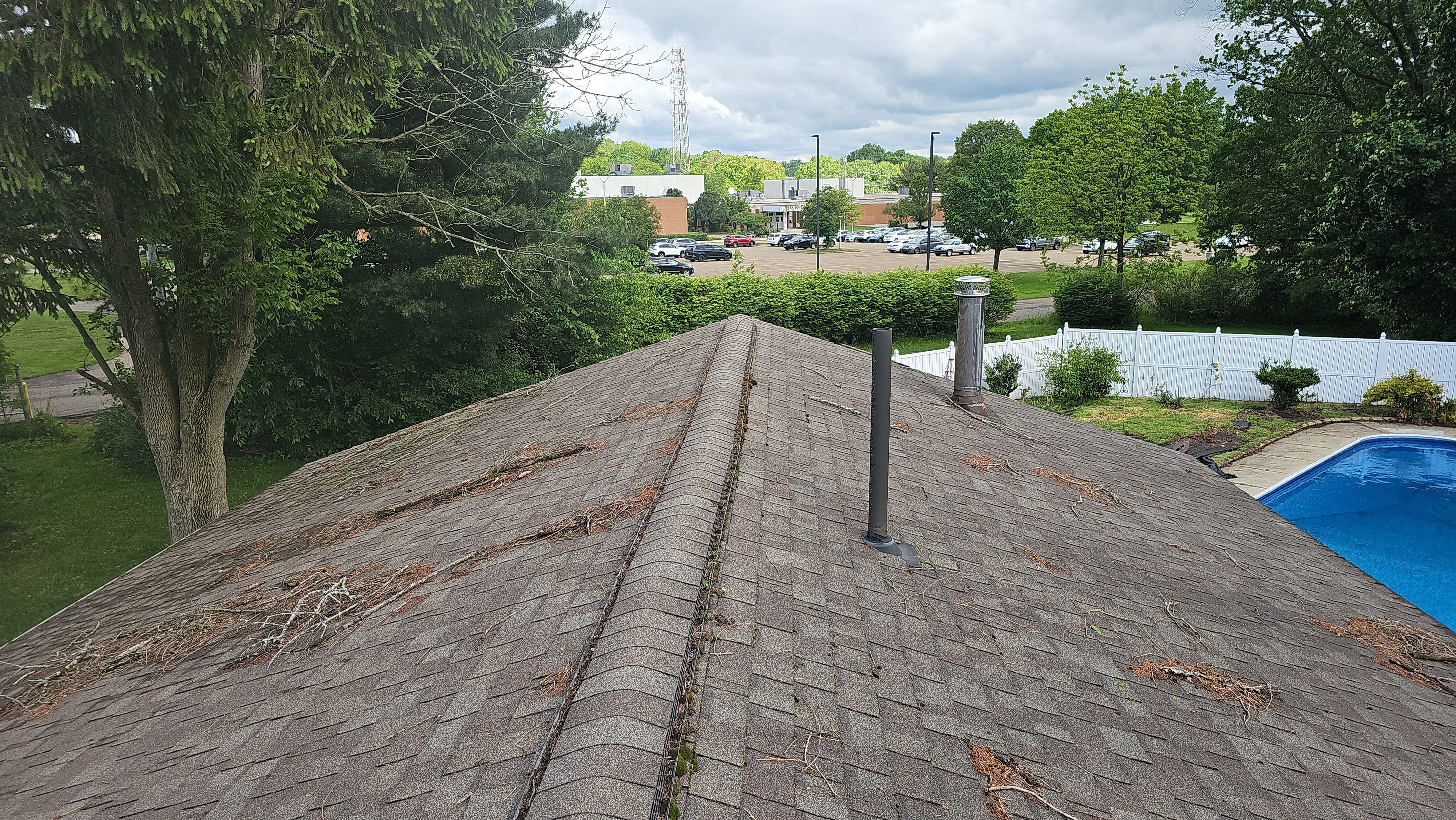 Atlas Pinnacle, Color, Coastal Granite, Drip Edge, Color, Black by Eagle Eye Roofing