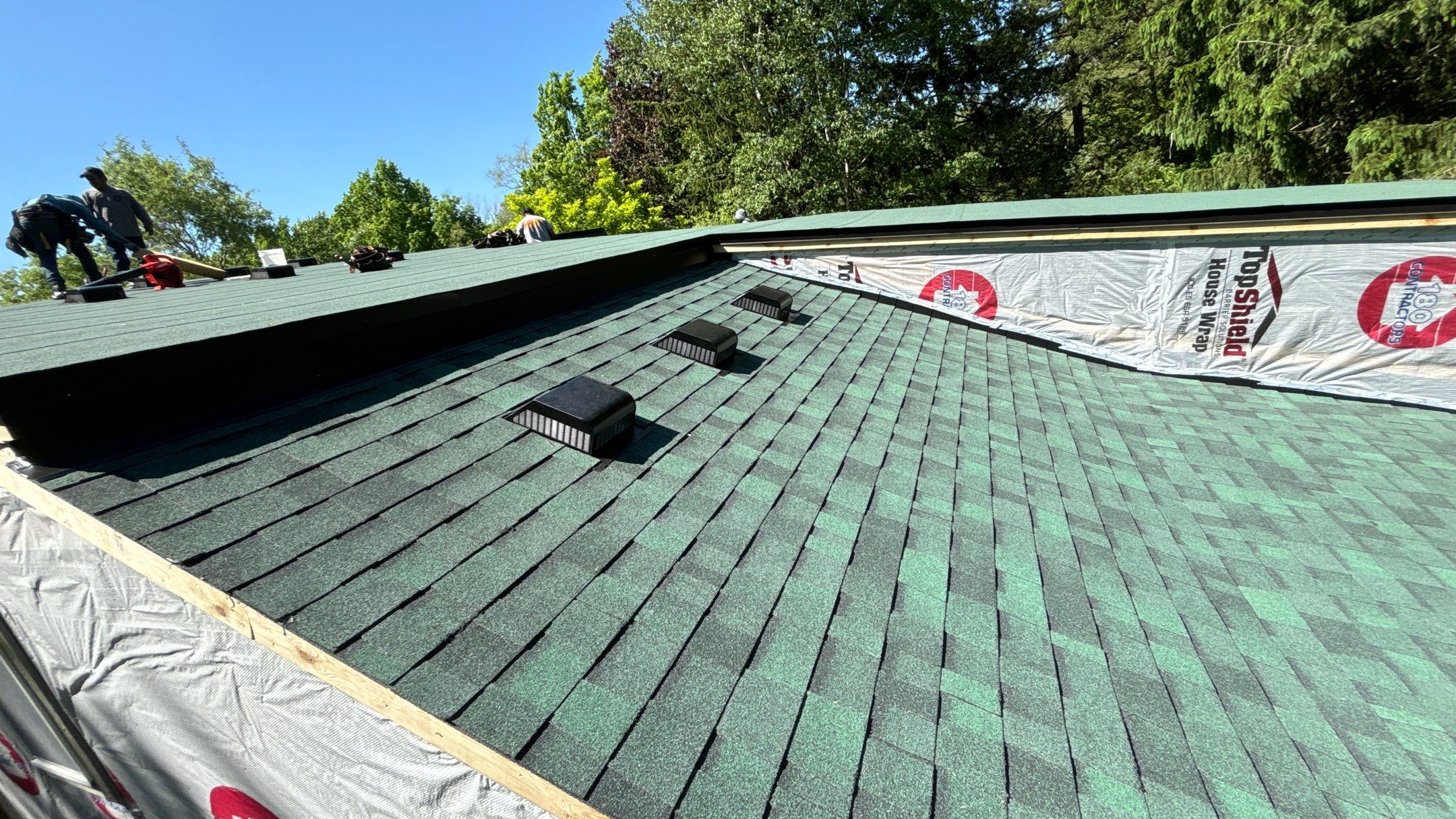 Roof Replacement using Owens Corning Duration by 180 Contractors