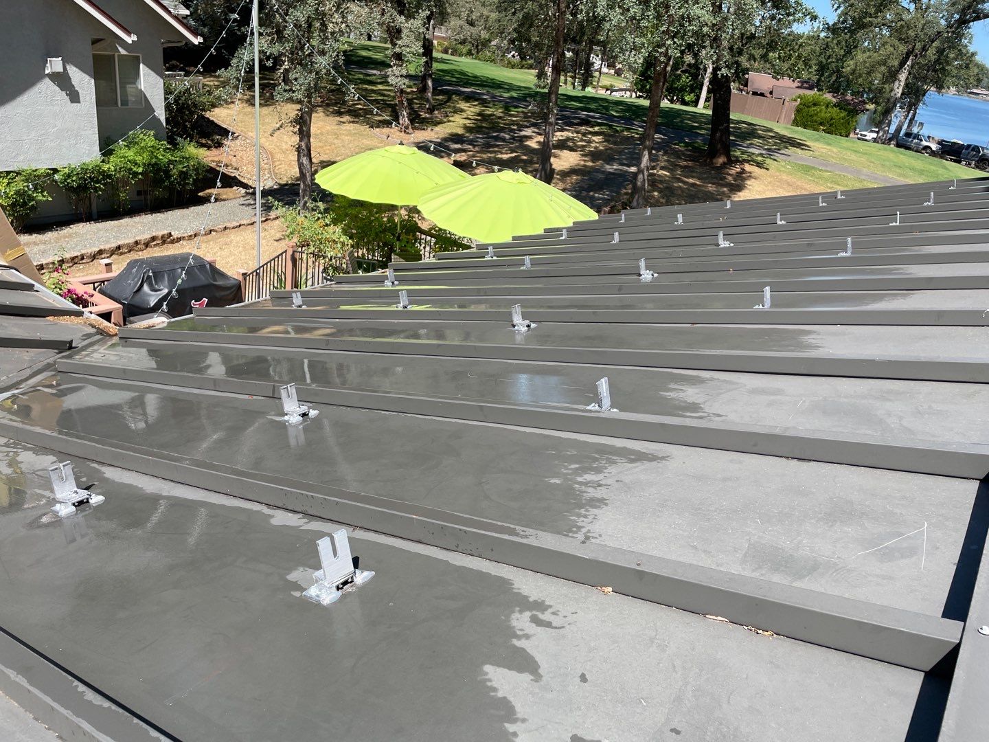 Solar Panel Installation using Solar Panels by Byers Enterprises 