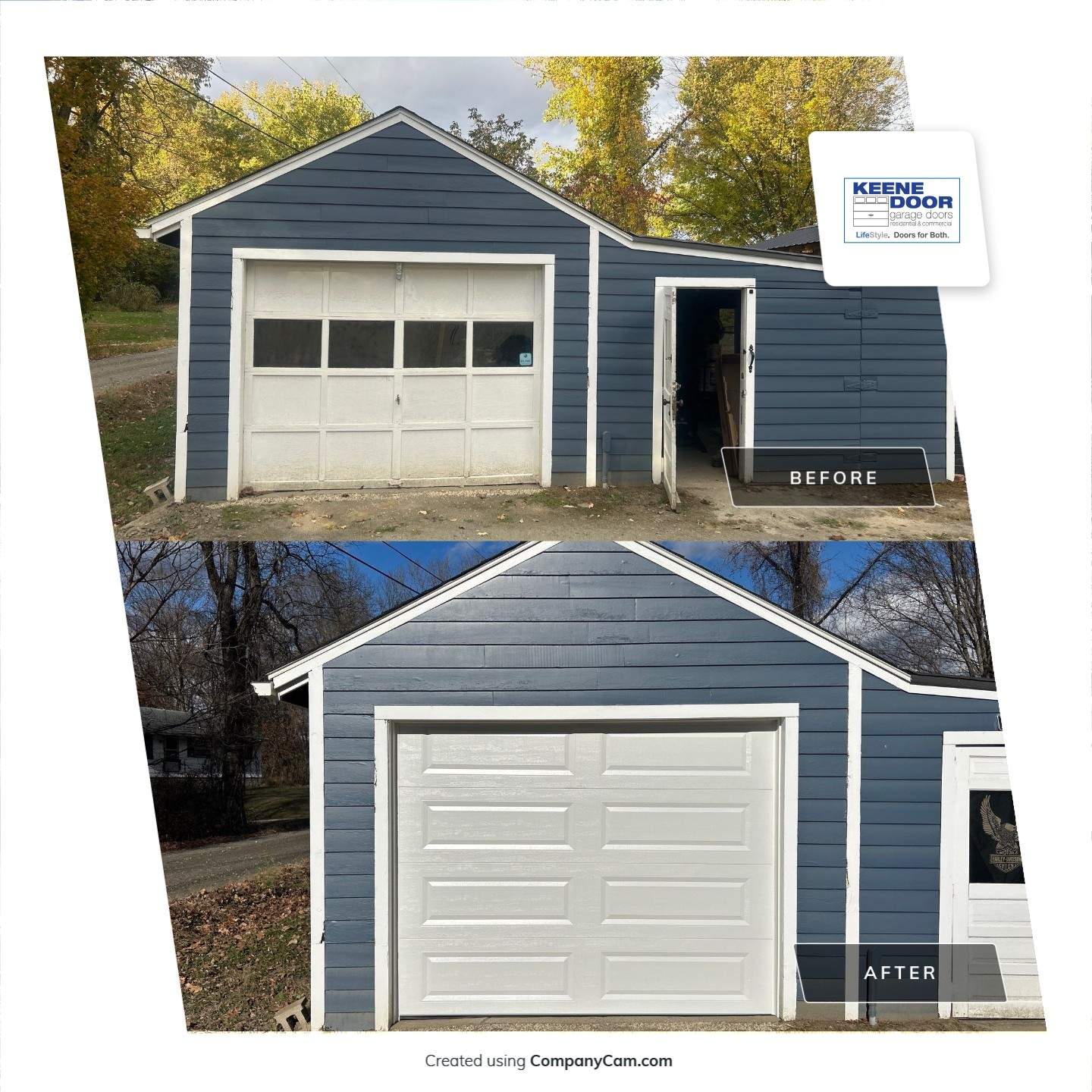 Door Installation using Clopay Classic Steel Garage Door by Keene Door
