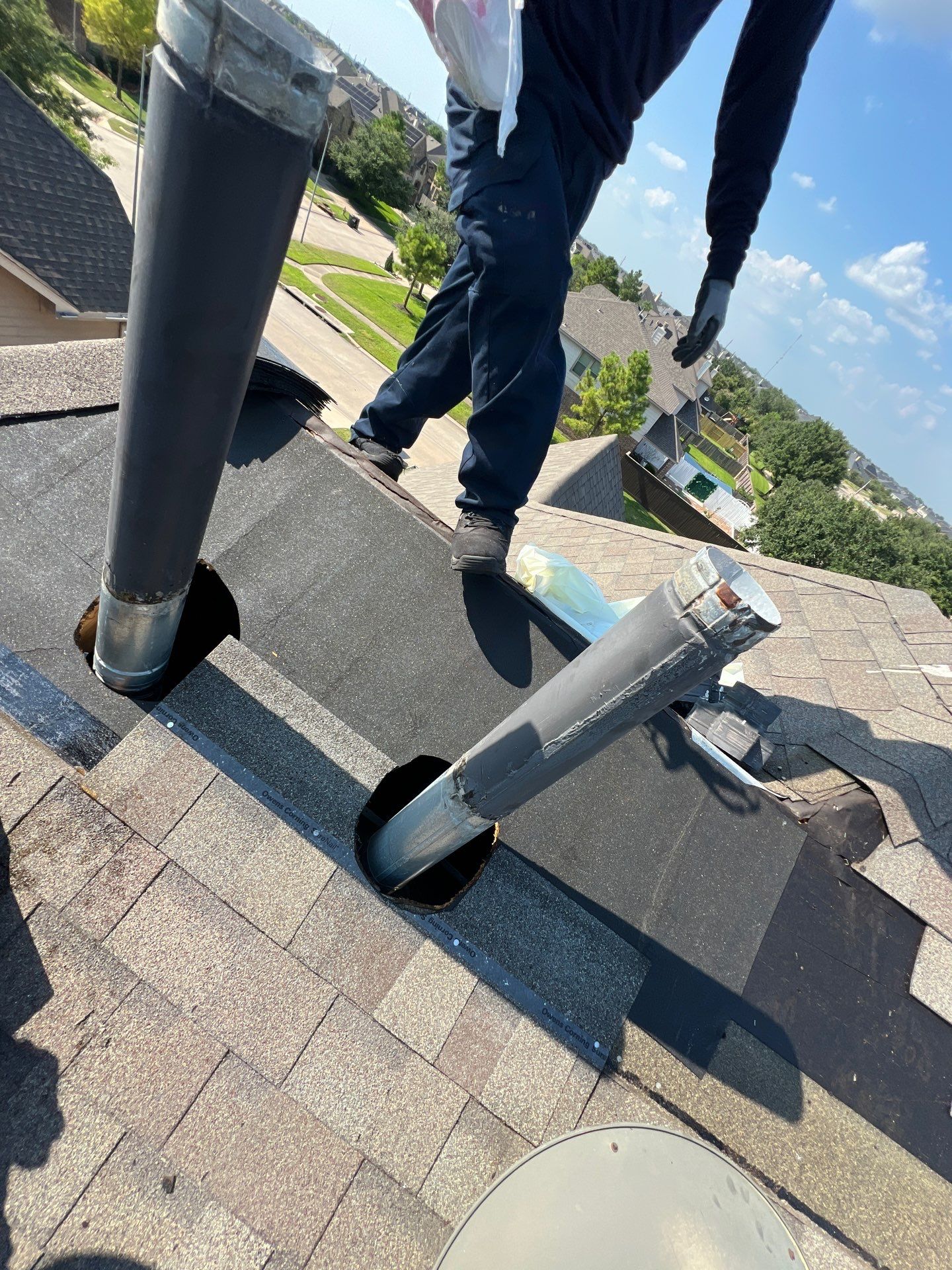 Hail Damage using Owen's Corning Duration (Lifetime) Shingles by Roof Repair Services LLC