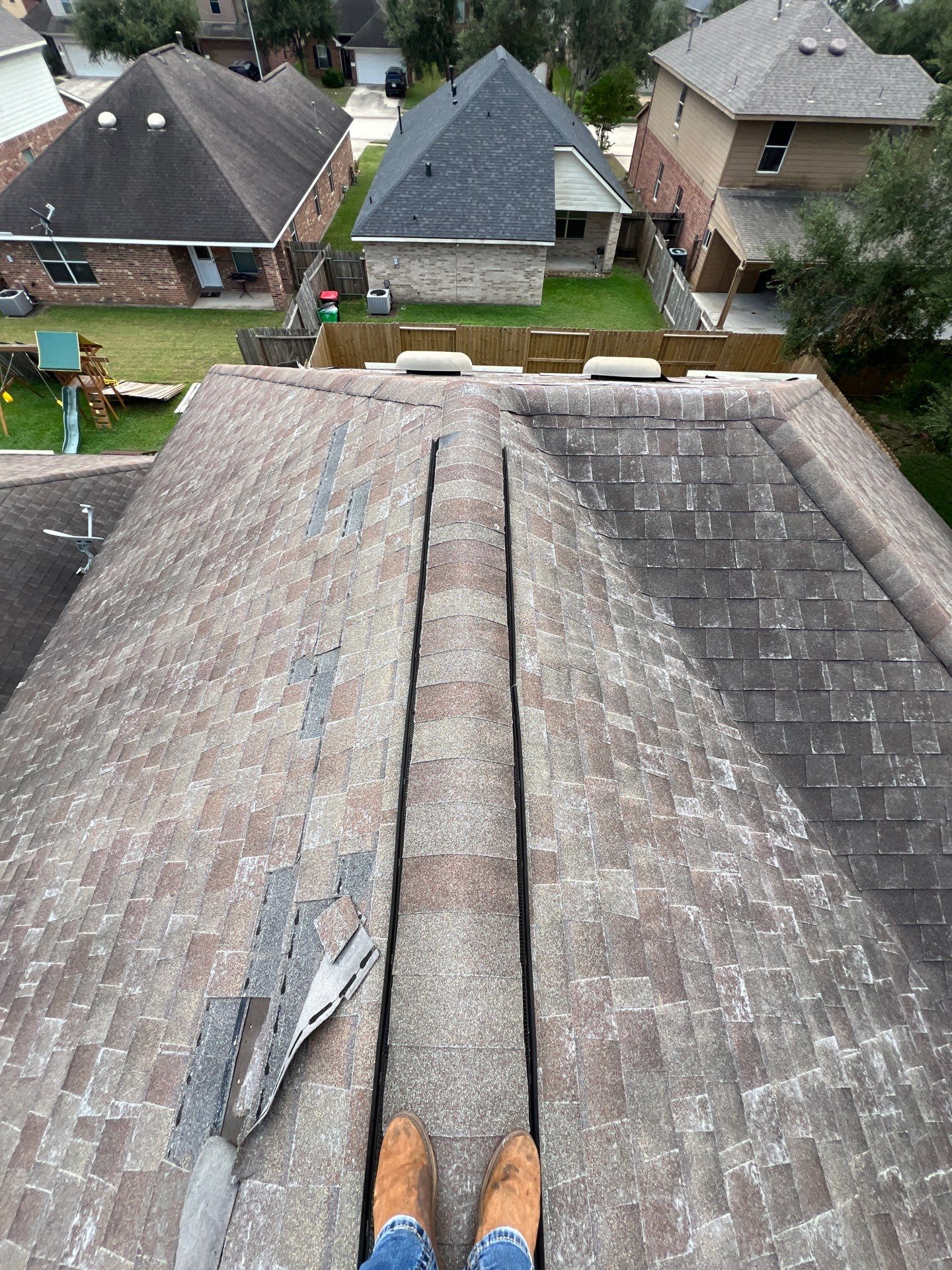 Residential Roofing Repair using Owen's Corning Duration (Lifetime) Shingles by Roof Repair Company