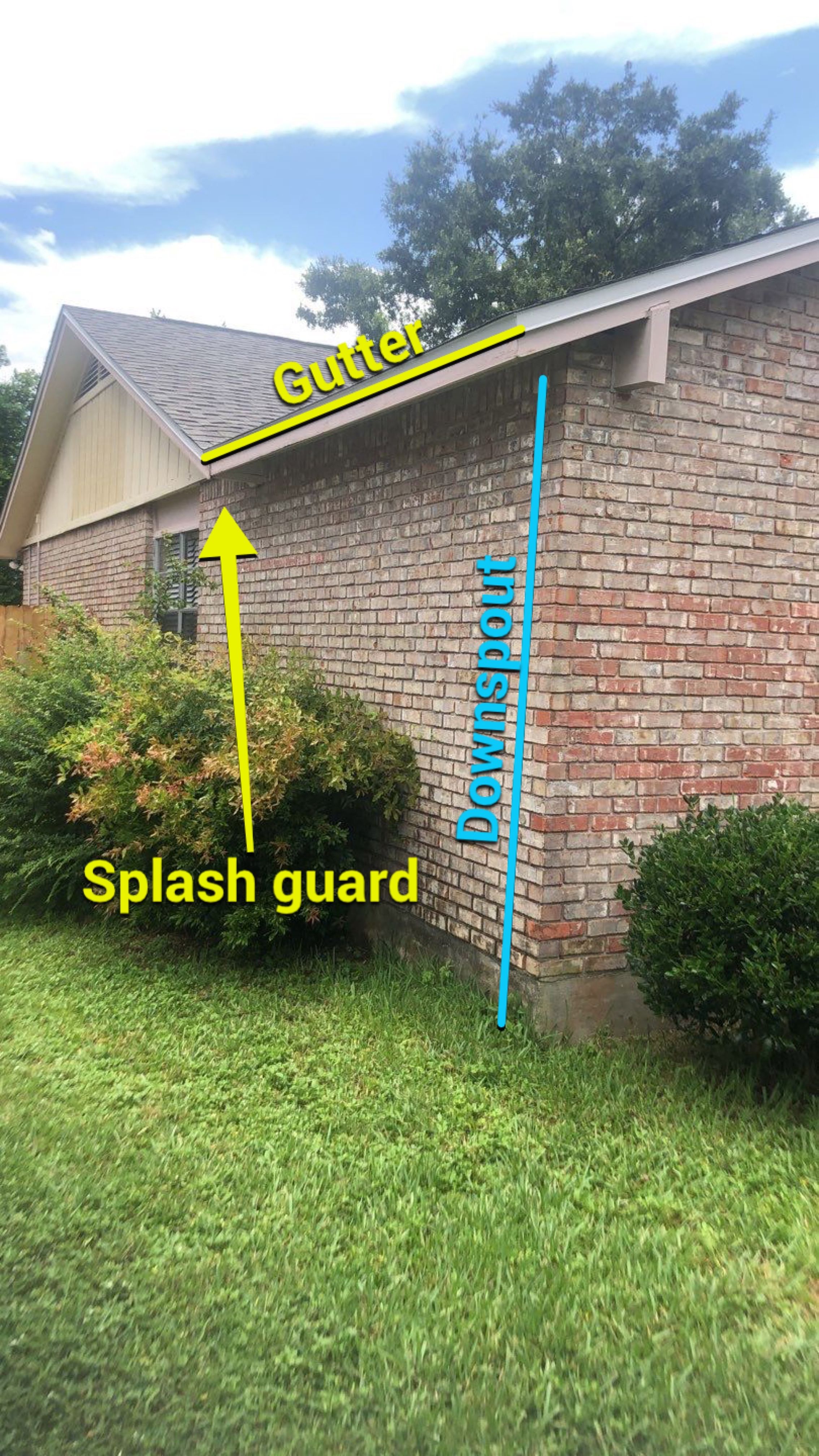 Gutter Installation using K-Style Seamless Gutters by Gutter Professors