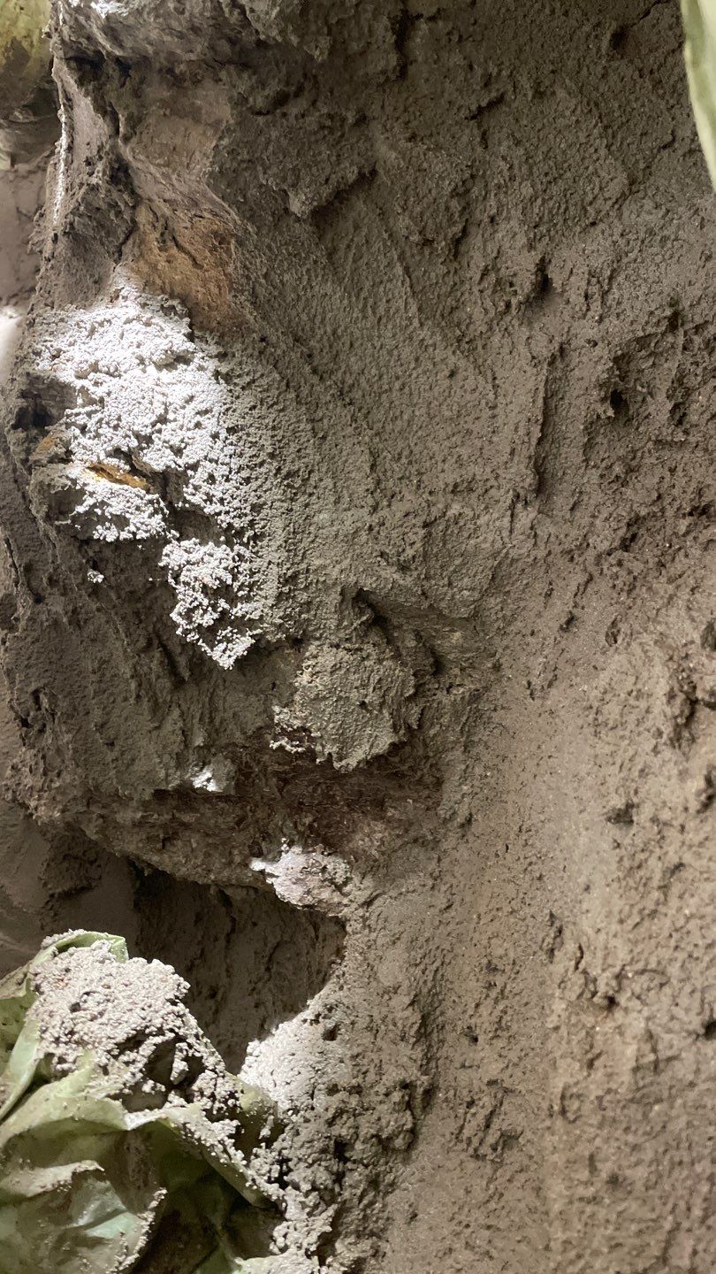 Parge Coating Drew's Stone Foundation by Waterproofing Northeast