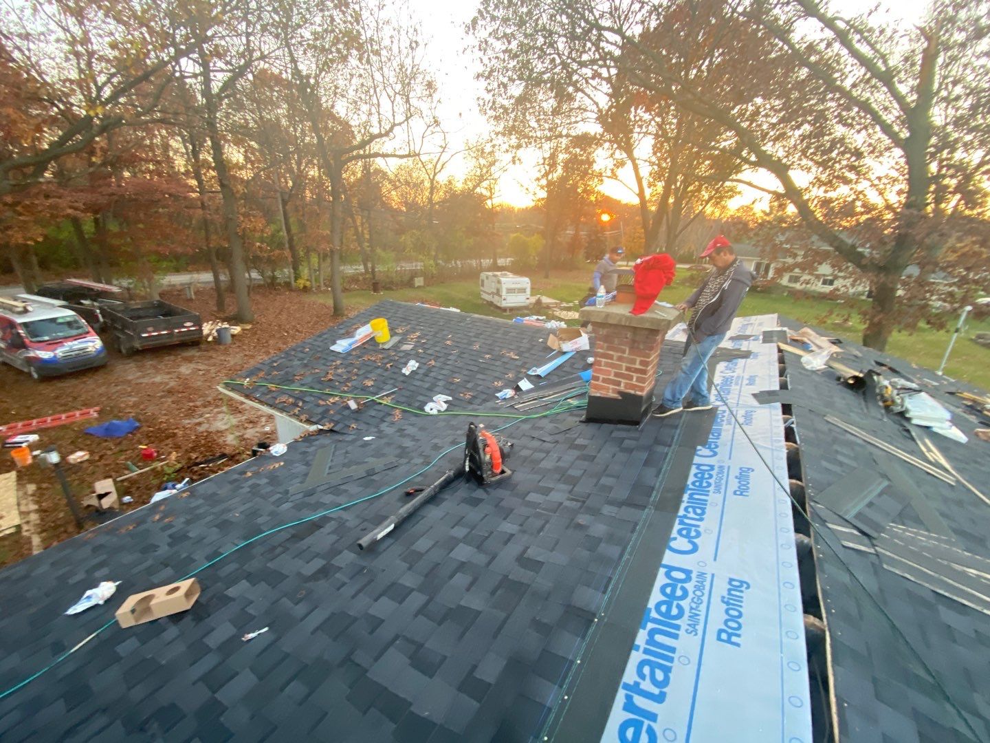 Roof Replacement using CertainTeed Landmark Pro by 180 Contractors