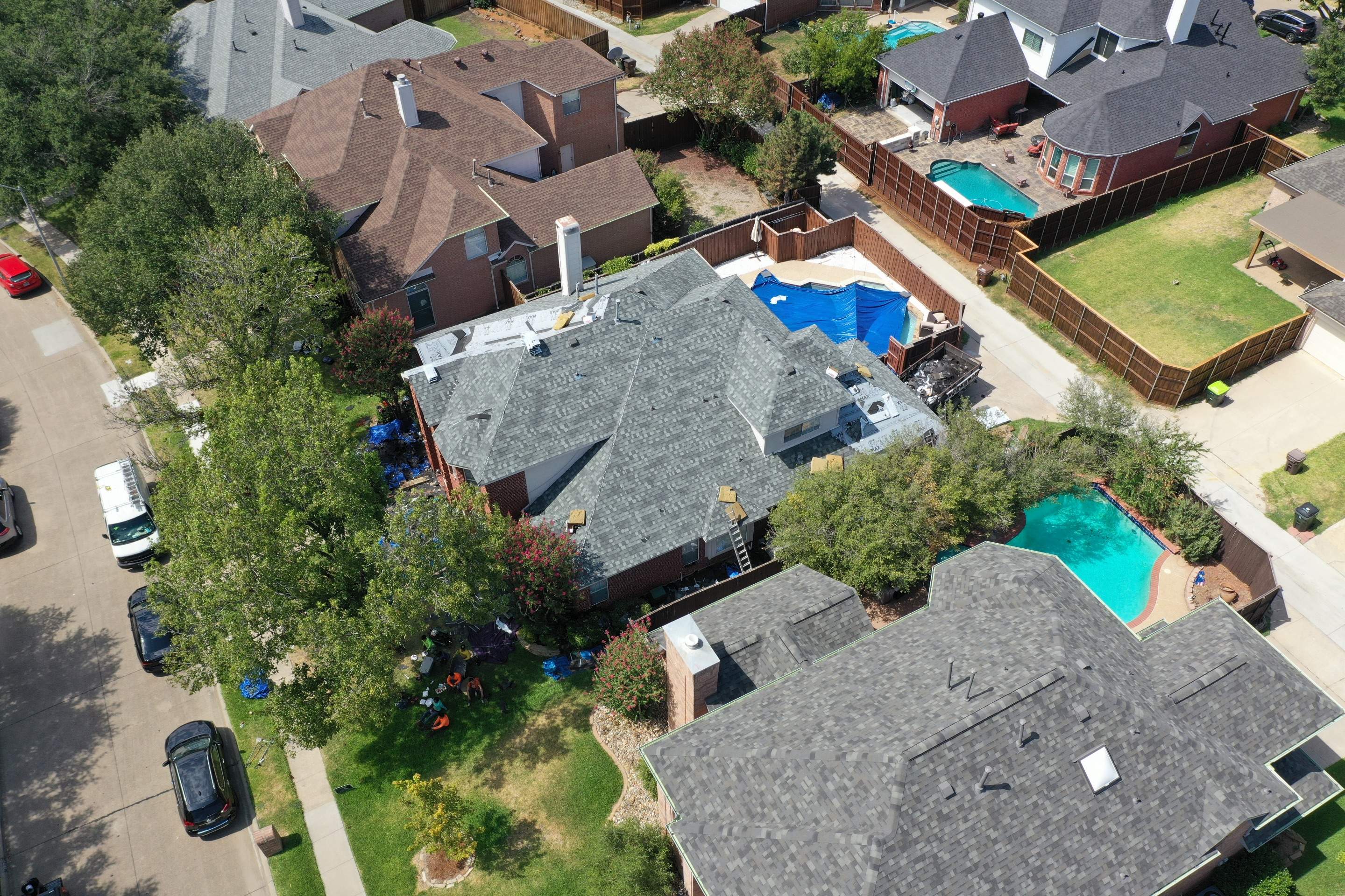 Residential Roofing Installation using IKO Dysnasty Class3 Summit Gray by Eminent Roofing & Auto Hail Repair