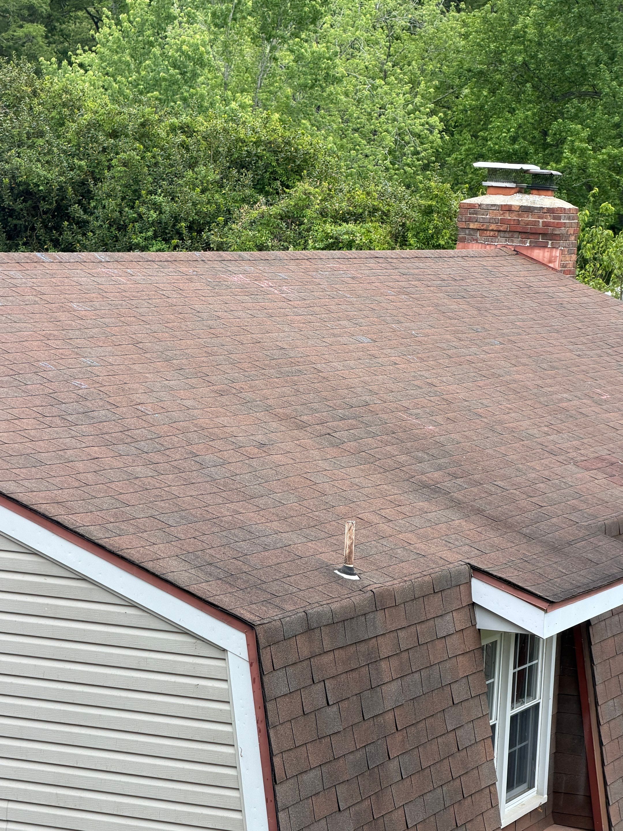 Architectural Shingle Roof Replacement on Gambrel Home in Preston by First Chesapeake Roofing