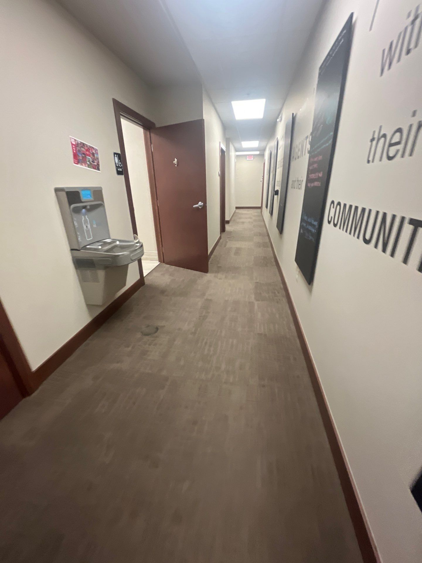 Commercial Office Interior Remodel and Modern Suite Refresh in Sioux Falls by Select Painting, Coatings & Garage Cabinets