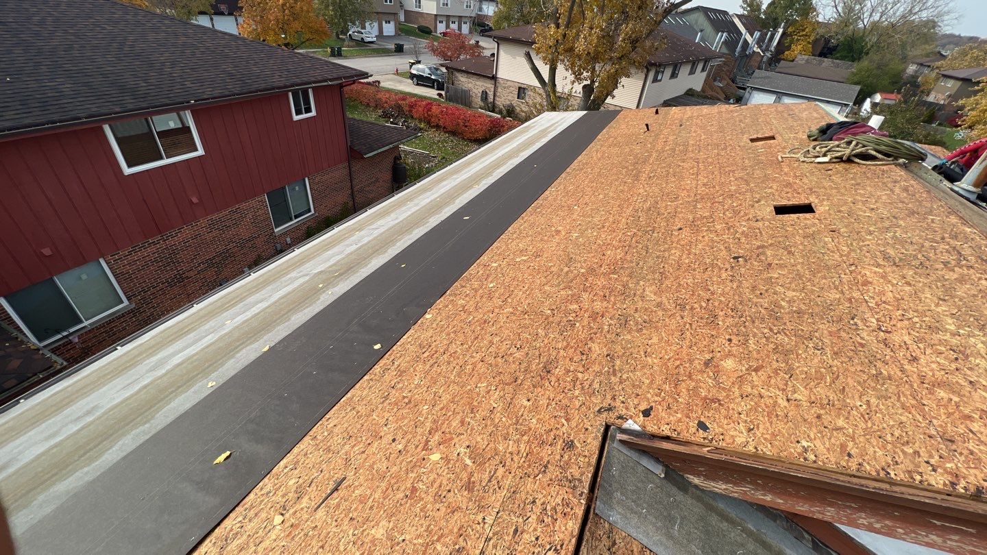 Multi-family unit roof replacement by Pro Home Services Inc