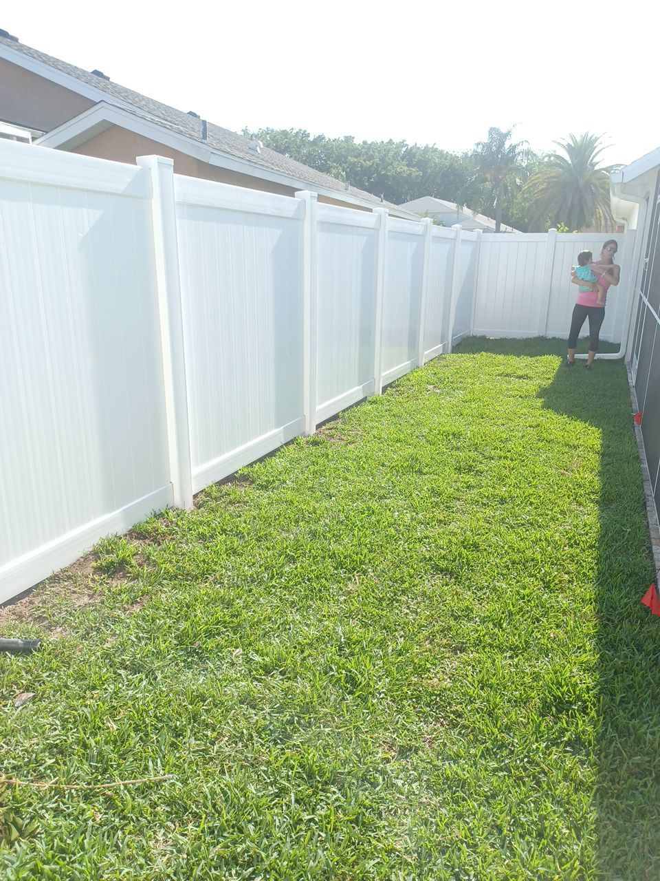 Sarasota, FL 6ft. Tall White Vinyl Privacy Fence by Asap fence and gates, LLC