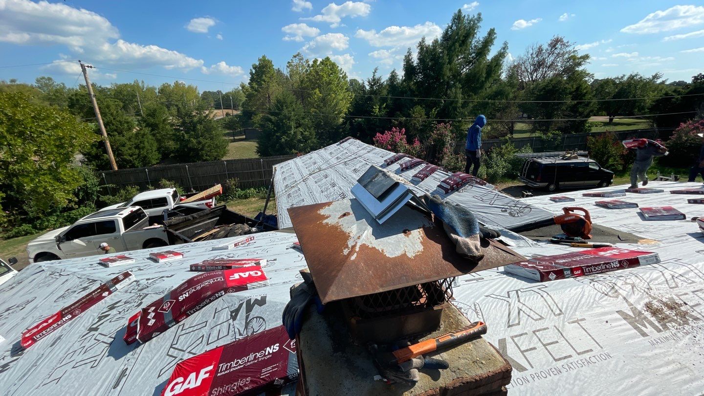 Residential Roofing Installation using GAF Natural Shadow  by A & H Roofing and Contracting