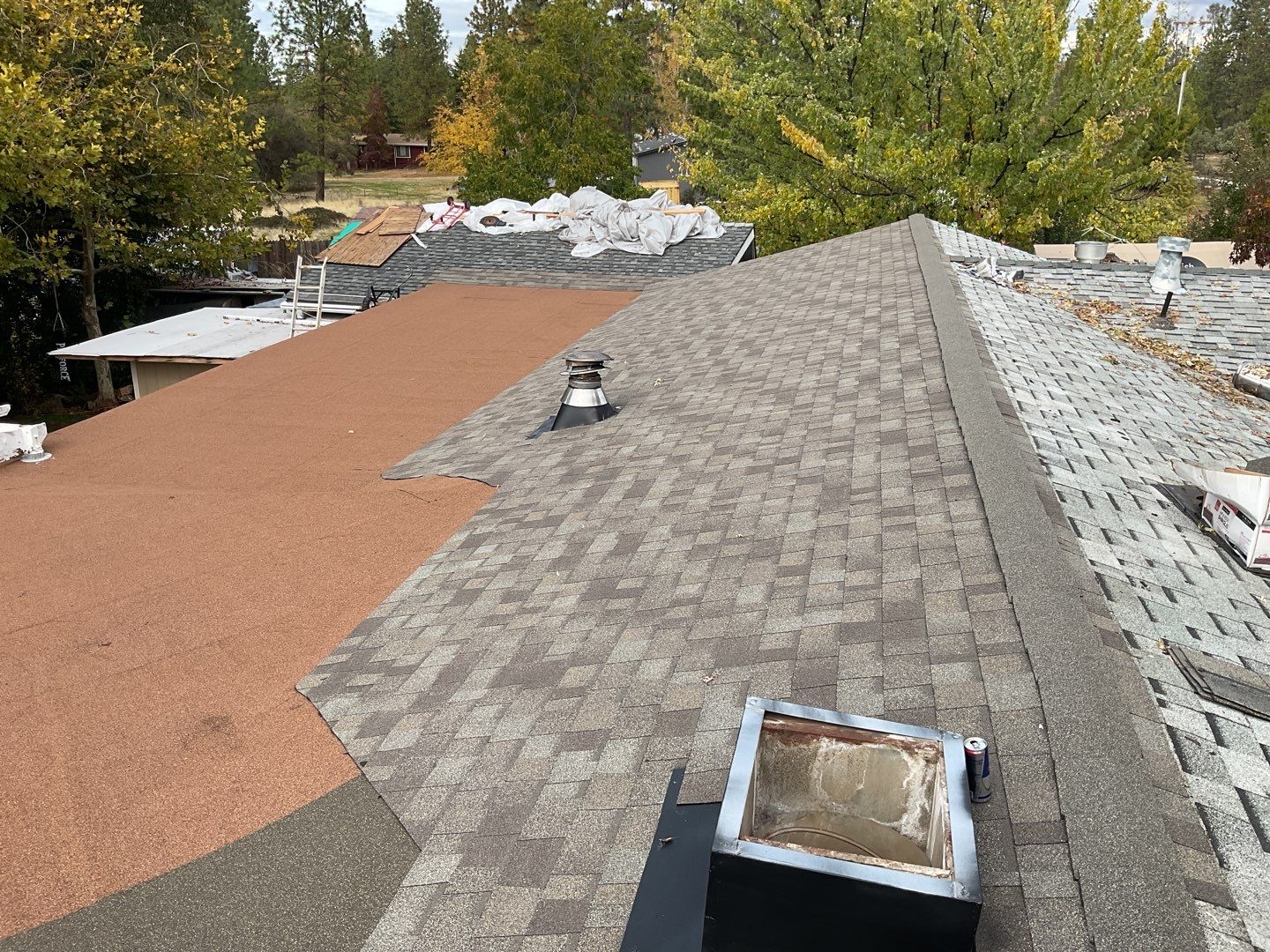 Residential Roofing Installation using Owens Corning Roofing Shingles by Byers Enterprises 