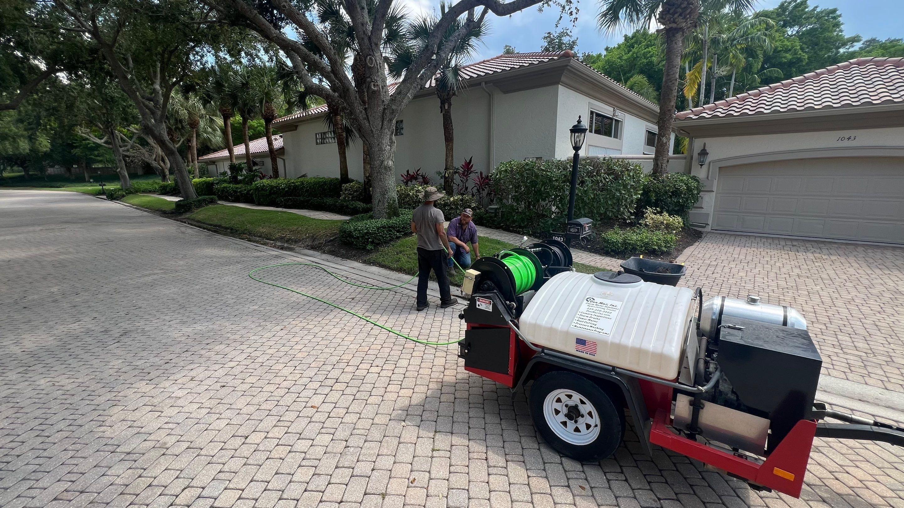Residential Stormwater Gutter Drain System Maintenance by Don Mar, Inc. Storm Water Solutions