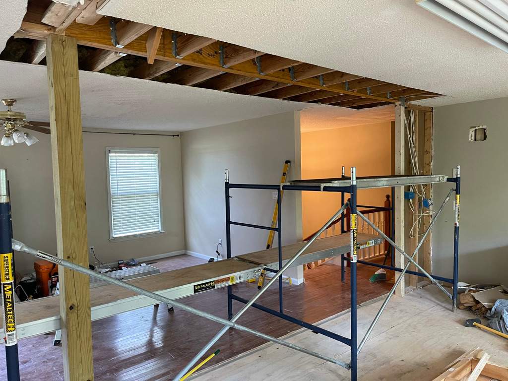 Russet Woods Flip House by Pillar and Pine