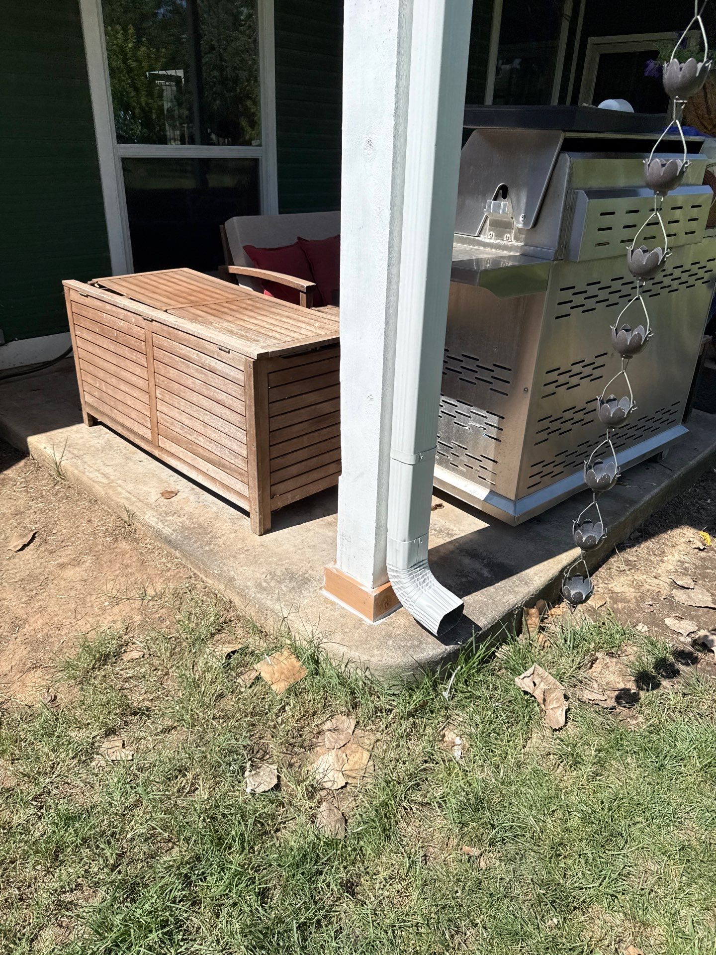 cedar post replacement & exterior painting in Choctaw by McCann's Roofing and Construction