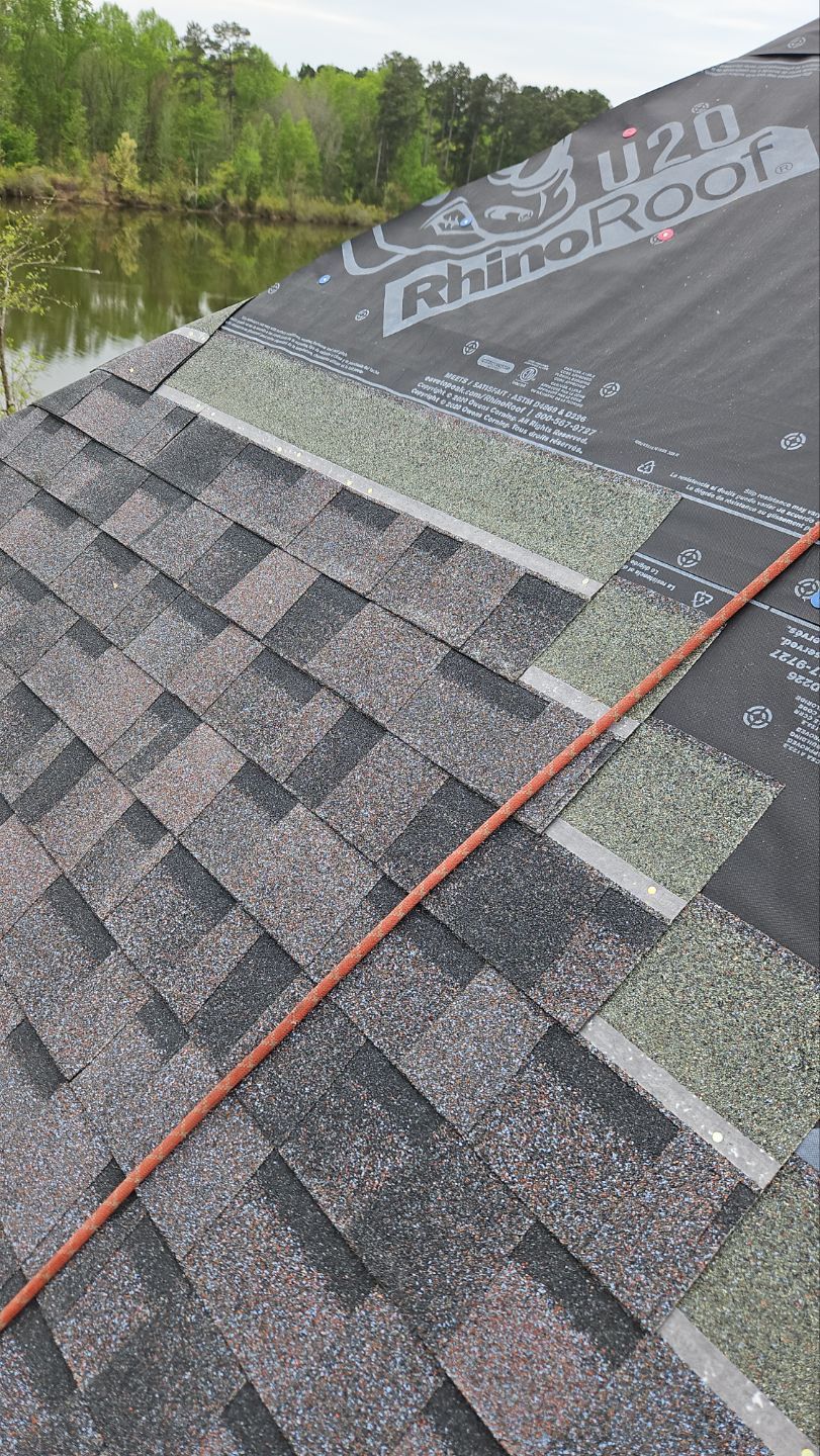 Residential Roofing Installation using Owens Corning Duration Midnight Plum by Indigo State Roofing