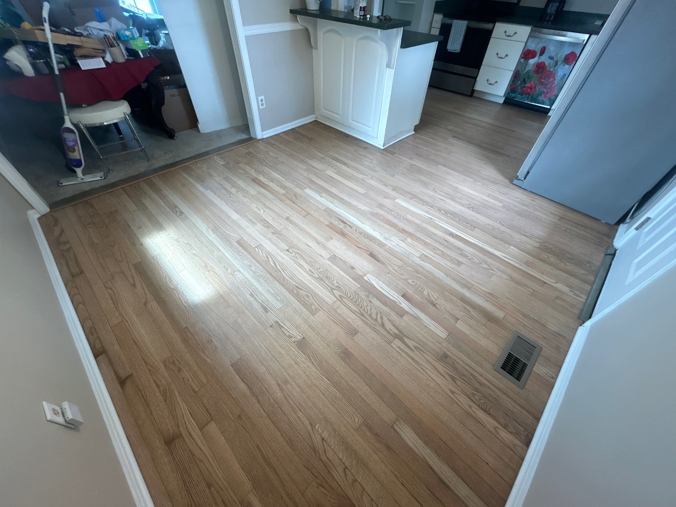 Hardwood Refinish Project in Crestwood by Footprints Floors Kentucky