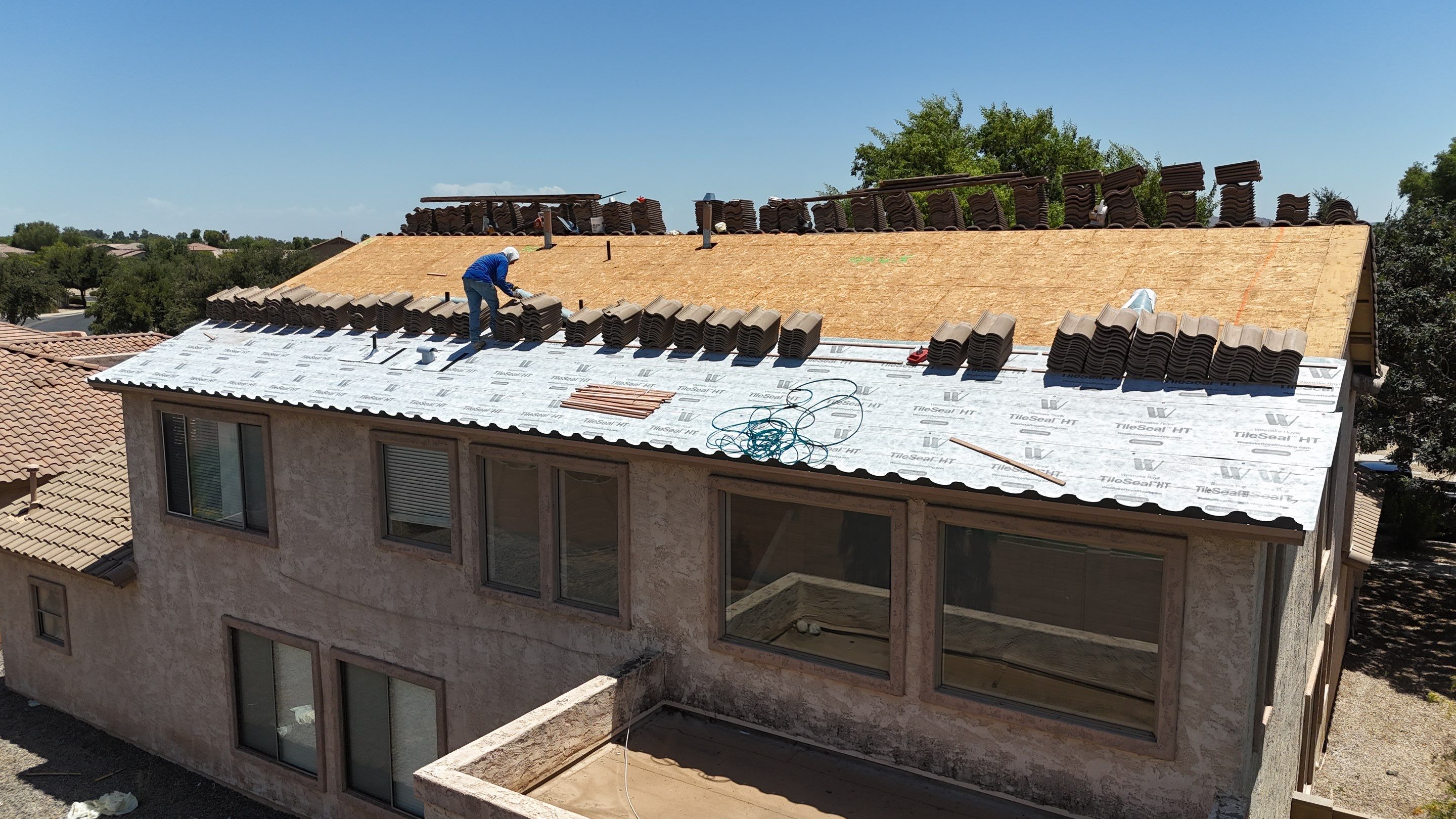 Project in Queen Creek, AZ by Saint Roofing