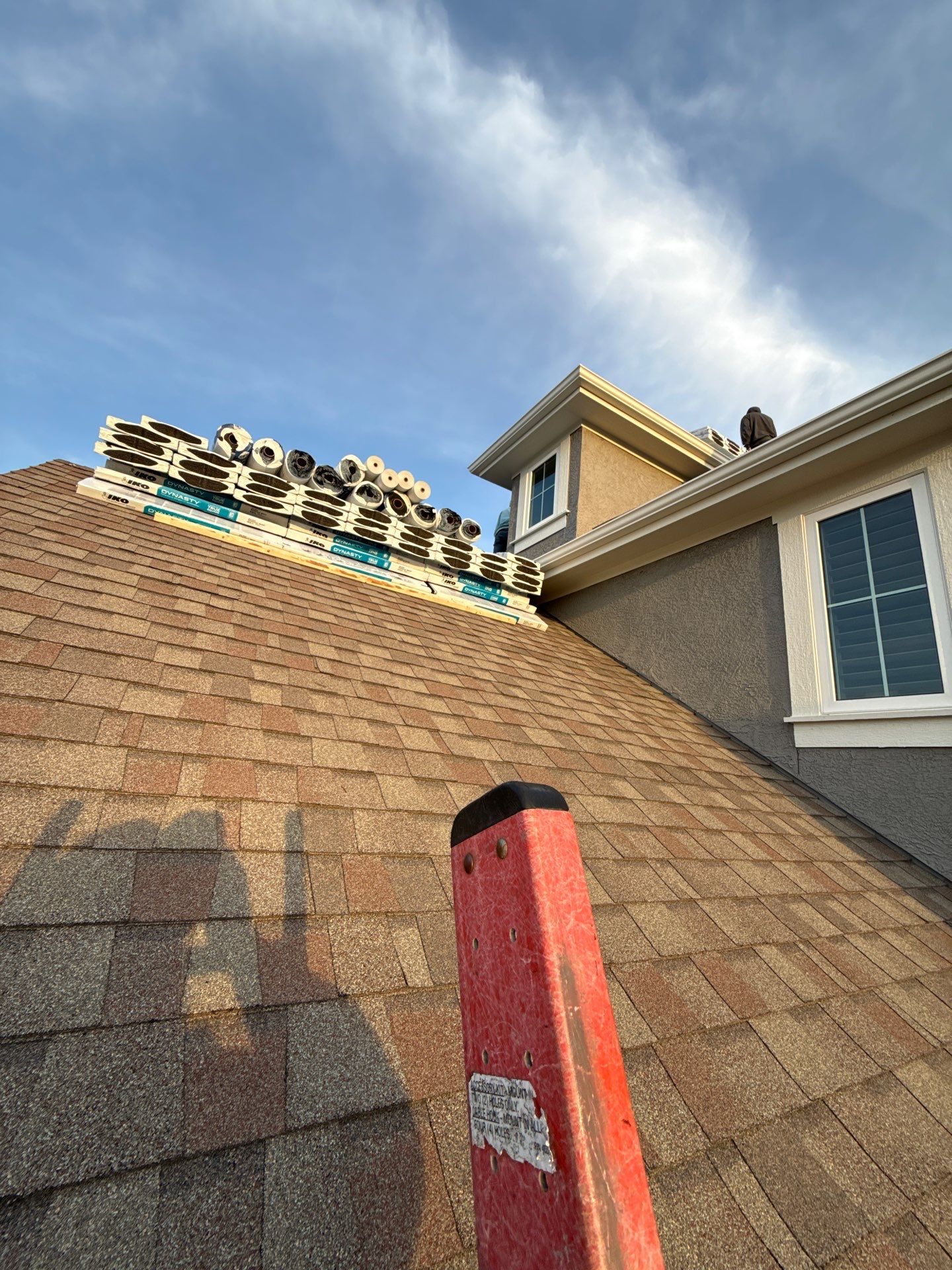 Hail Damaged Roof replacement in Staley Farms  by EEC  Windows, Siding & Roofing 