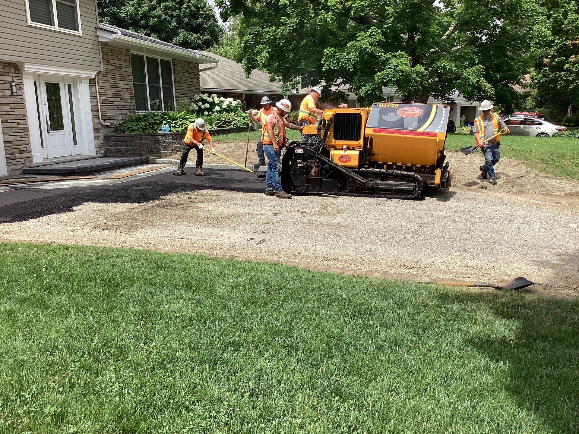 Vista Project: Driveway + Walkway by Soares Landscaping