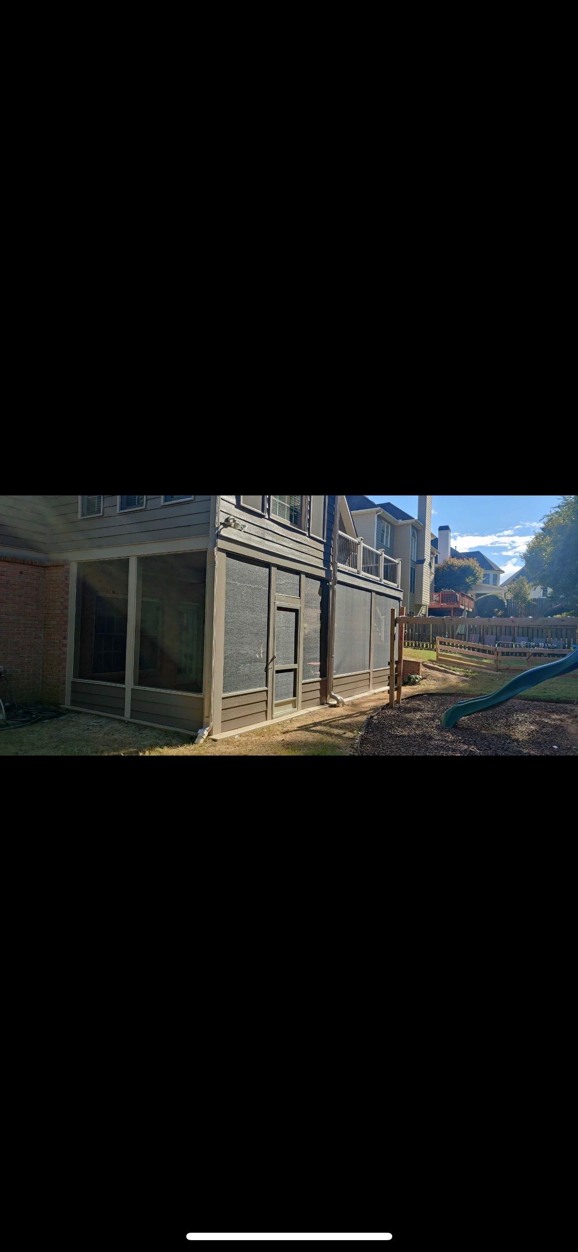 Composite Deck Installation and Screened Porch Enclosure in Roswell by Swift Home Renovations