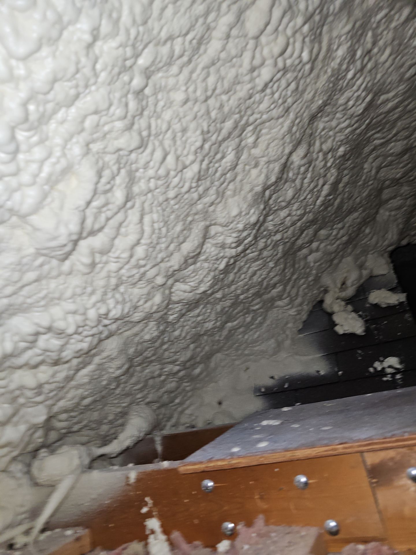 Attic Insulation using open cell spray foam by NYS Foam & Energy