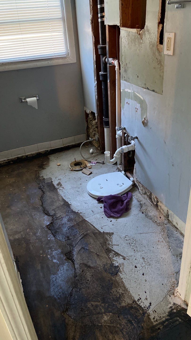 Repairs after water and asbestos remediation by ANR Restoration