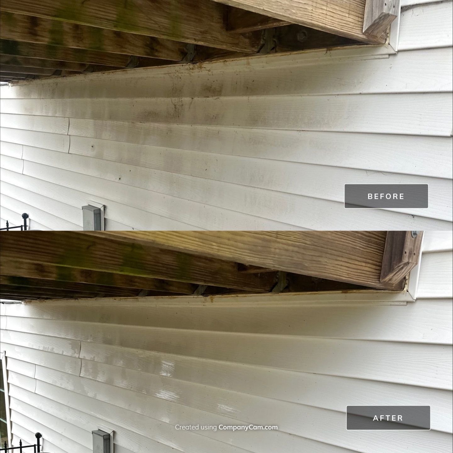 Project in Wonder Lake by Simmons Power & Soft Washing