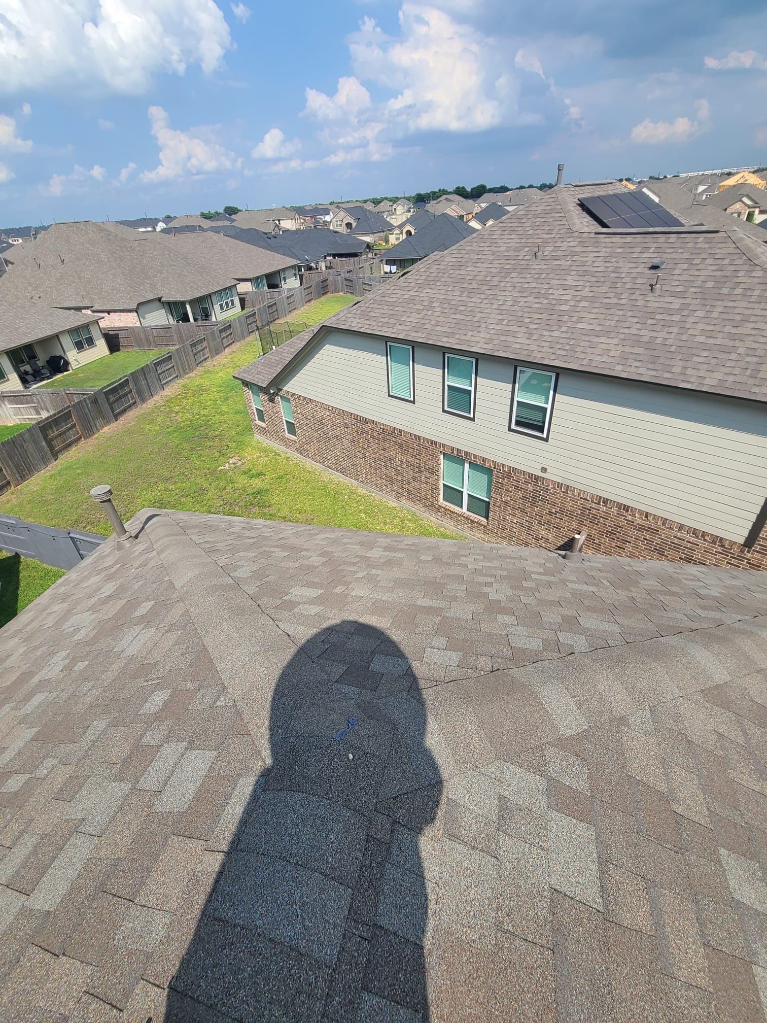 Hail Damage using Owen's Corning Duration (Lifetime) Shingles by Roof Repair Company